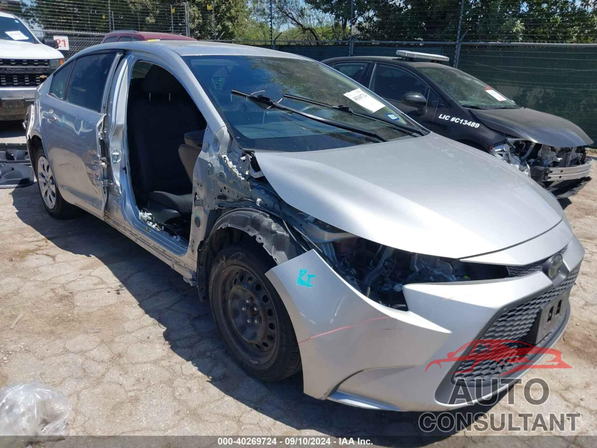 TOYOTA COROLLA 2020 - JTDEPRAE2LJ053829