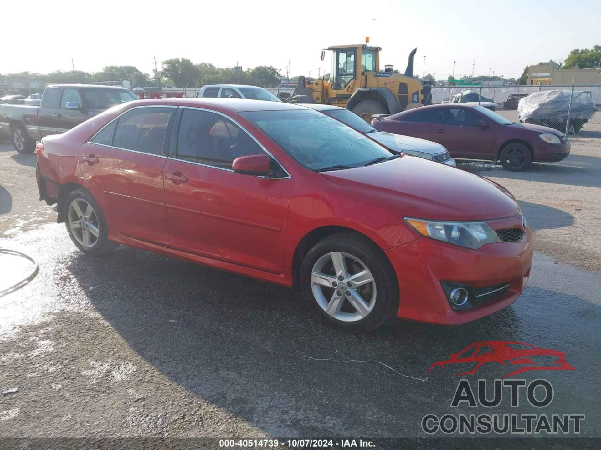 TOYOTA CAMRY 2012 - 4T1BF1FK0CU564679