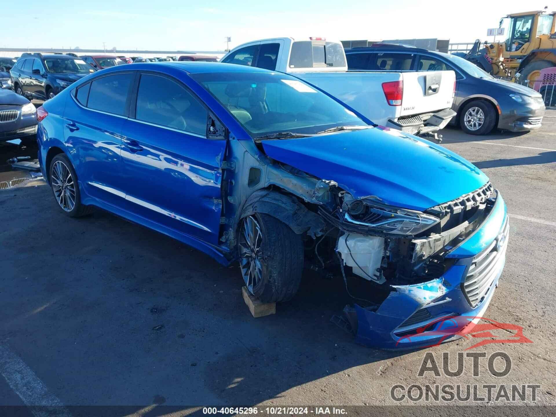 HYUNDAI ELANTRA 2017 - KMHD04LB6HU331171
