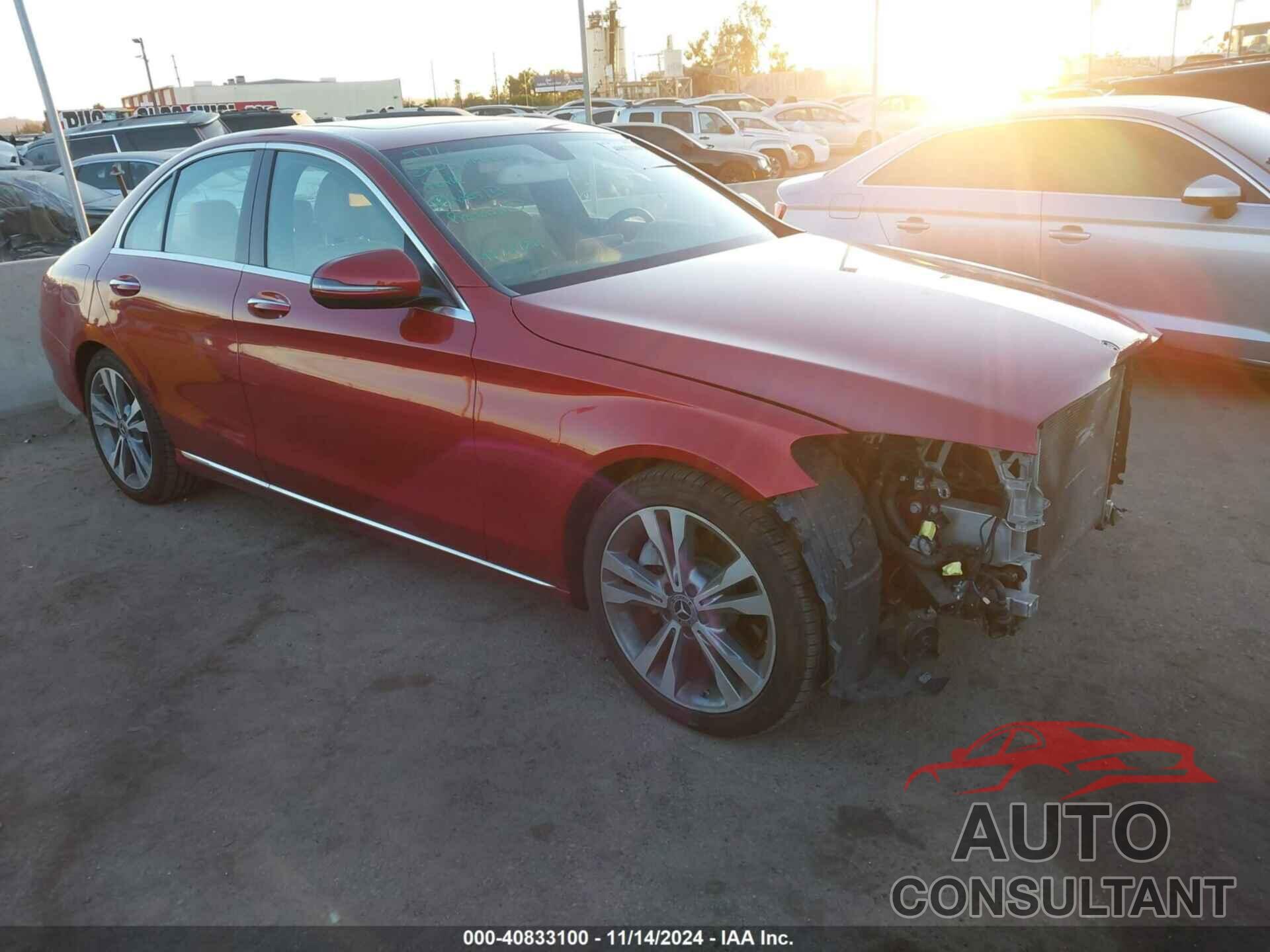 MERCEDES-BENZ C 300 2018 - 55SWF4JB2JU277640