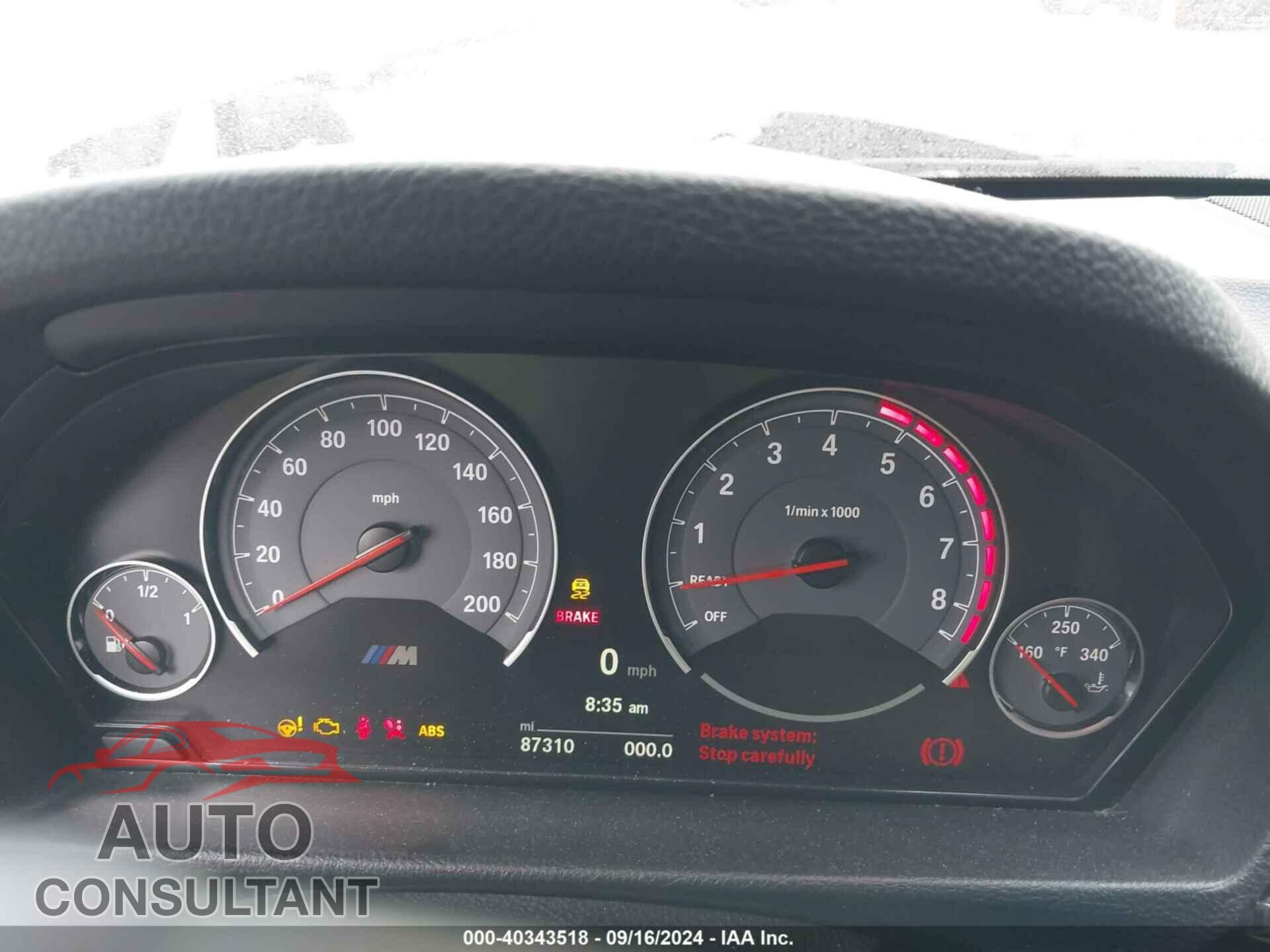 BMW M3 2017 - WBS8M9C38H5G85554