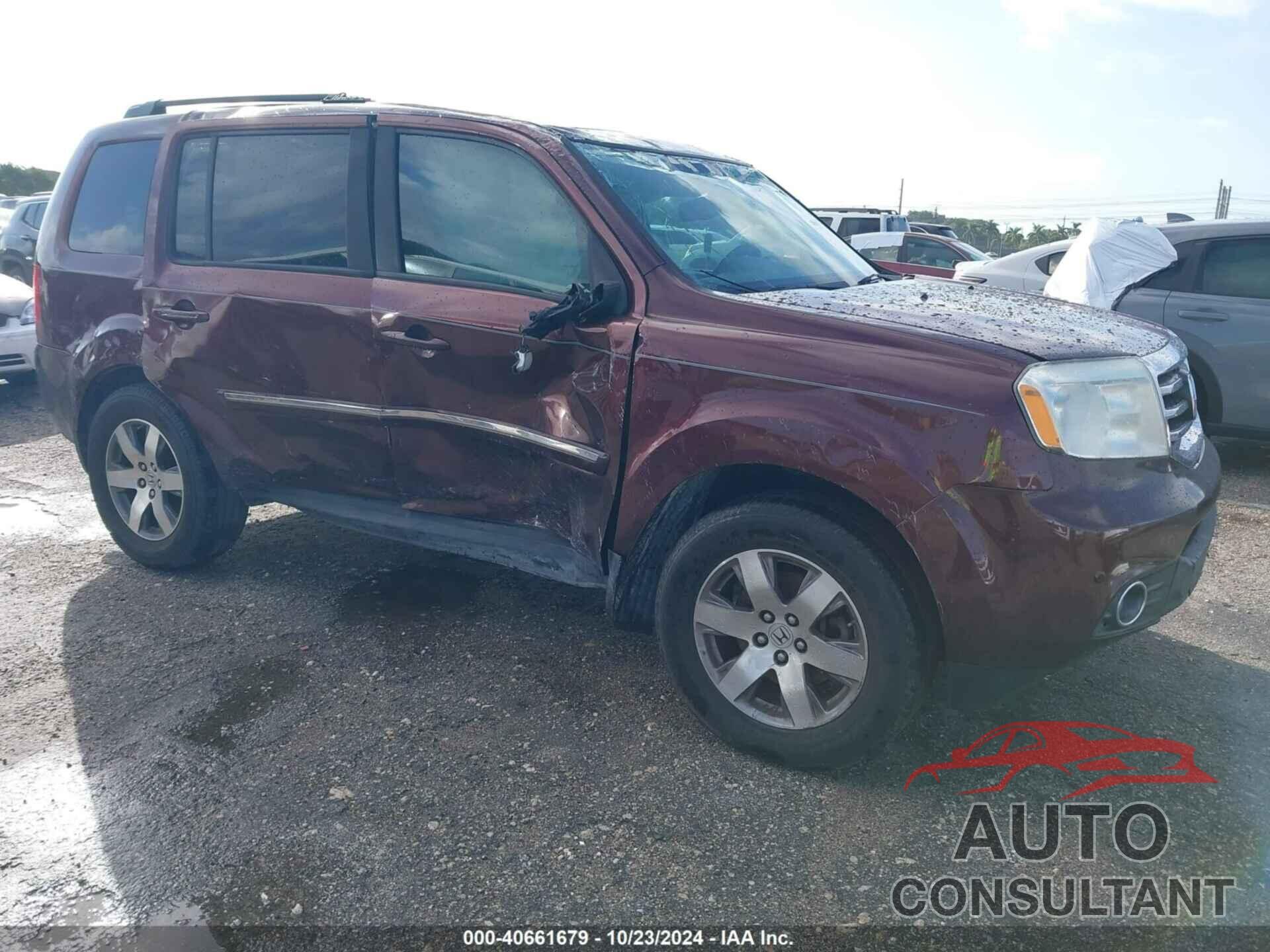 HONDA PILOT 2014 - 5FNYF3H99EB011772