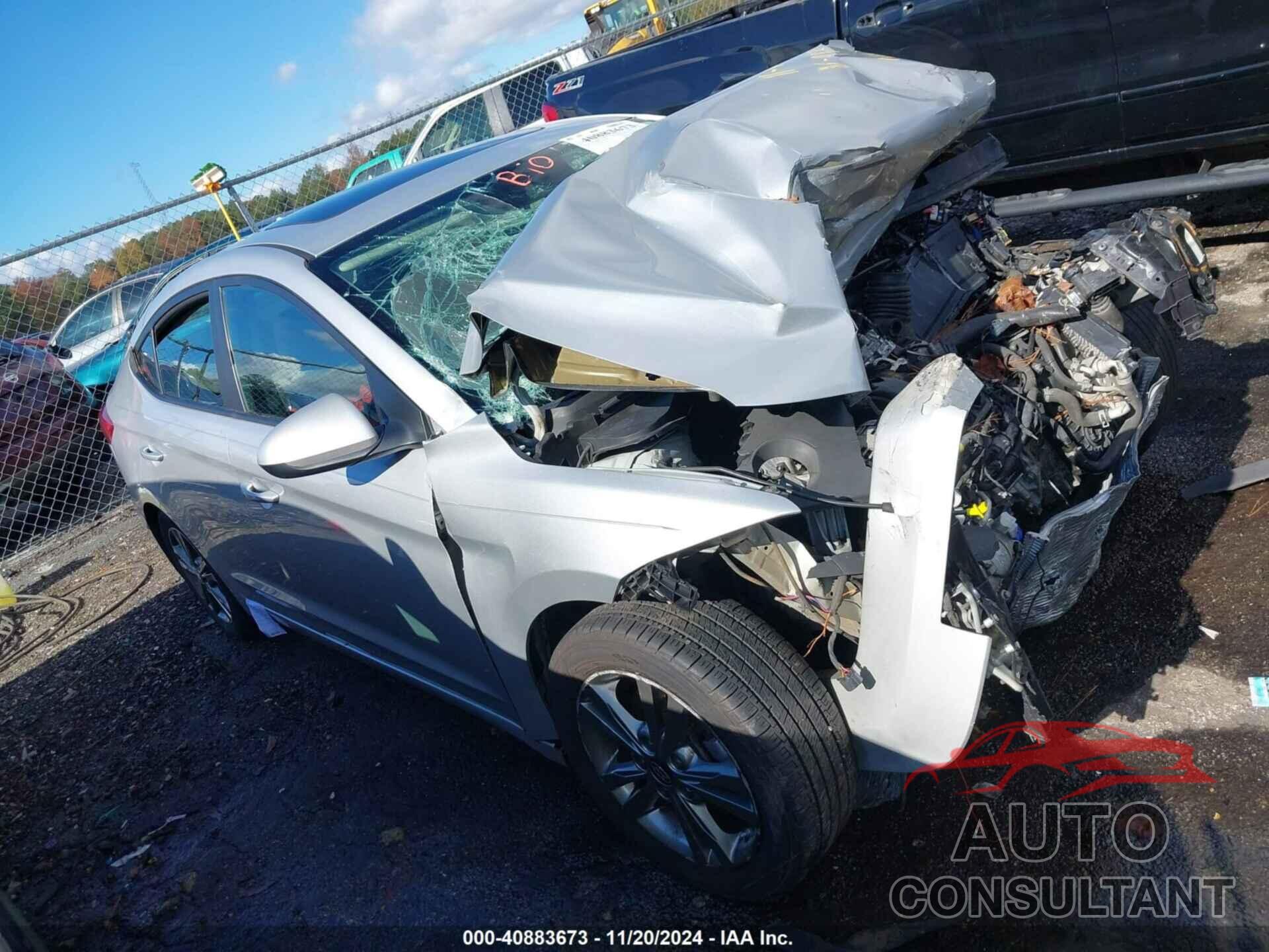 HYUNDAI ELANTRA 2018 - 5NPD84LF2JH399824