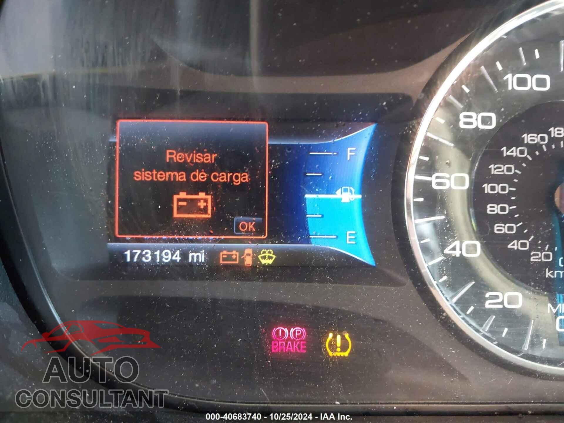 FORD EDGE 2013 - 2FMDK3AK1DBA77490