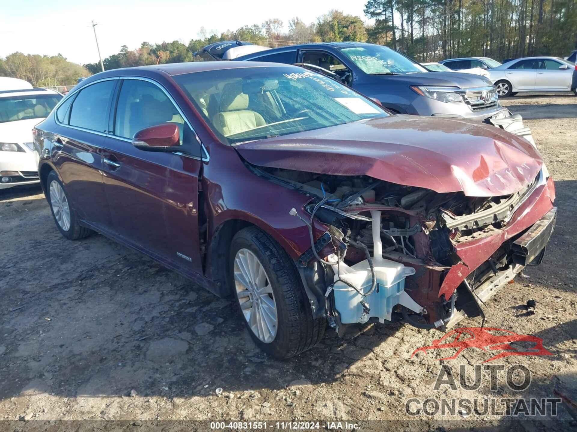 TOYOTA AVALON HYBRID 2014 - 4T1BD1EB1EU019729