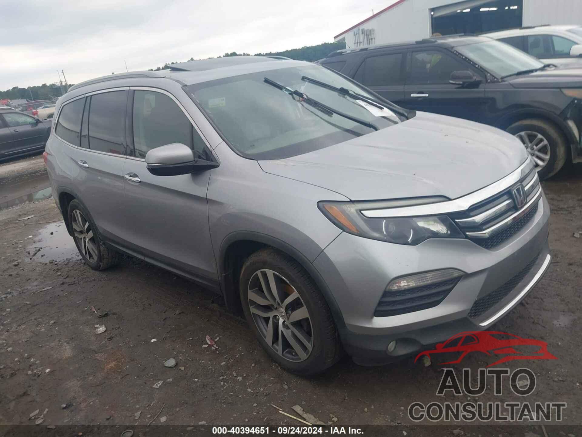 HONDA PILOT 2017 - 5FNYF6H09HB027090