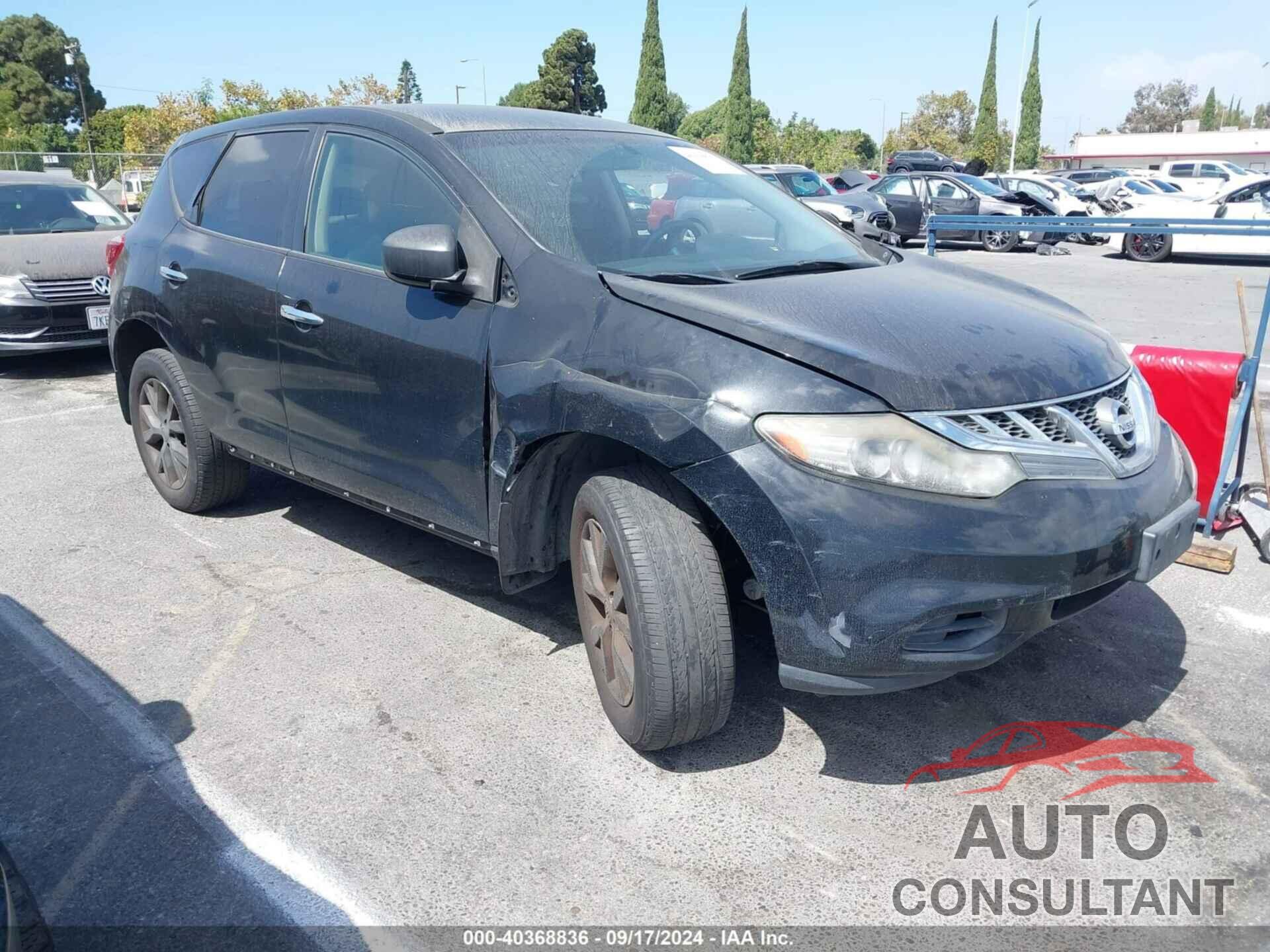 NISSAN MURANO 2013 - JN8AZ1MU5DW210467