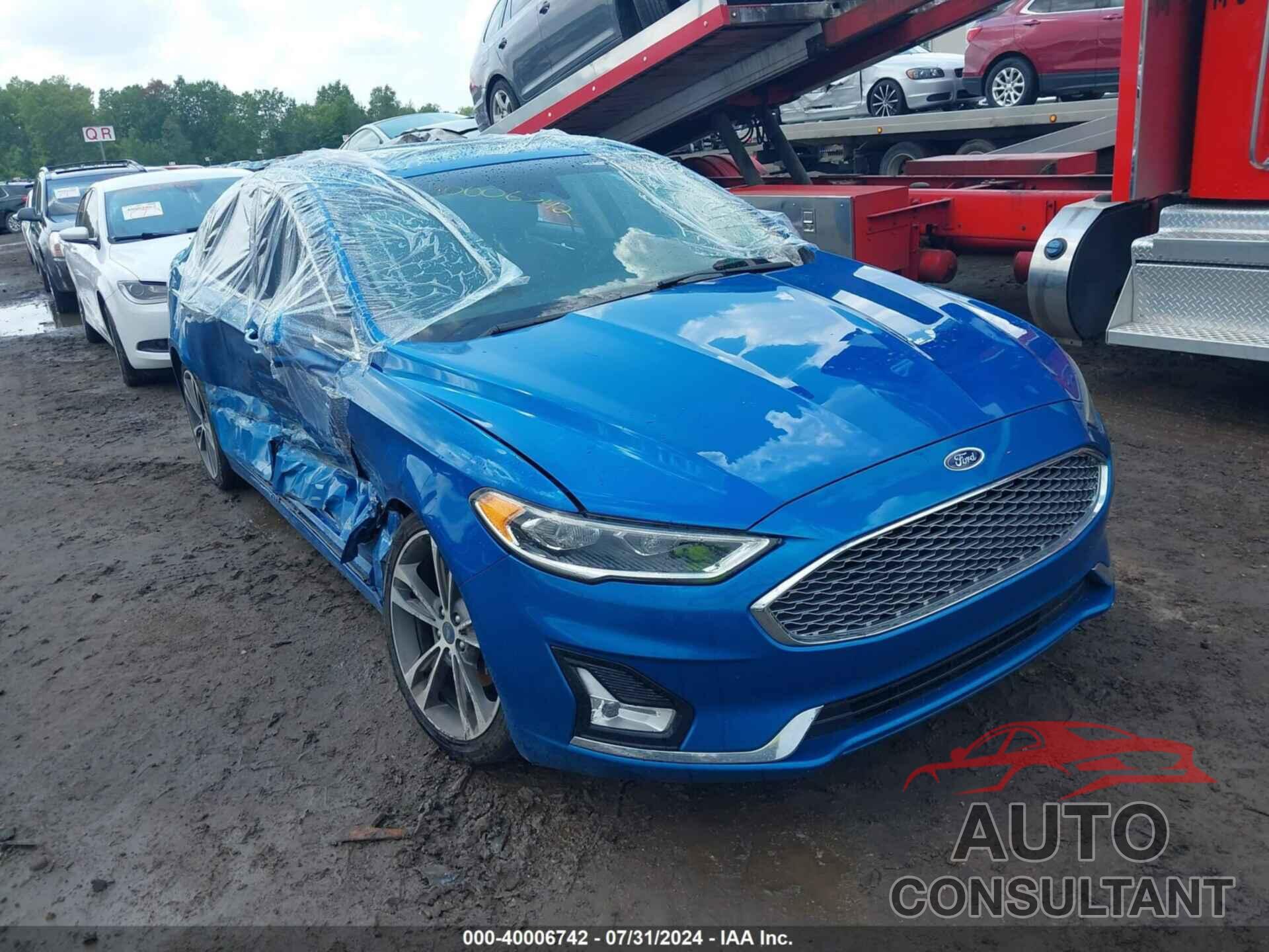 FORD FUSION 2019 - 3FA6P0K92KR172475