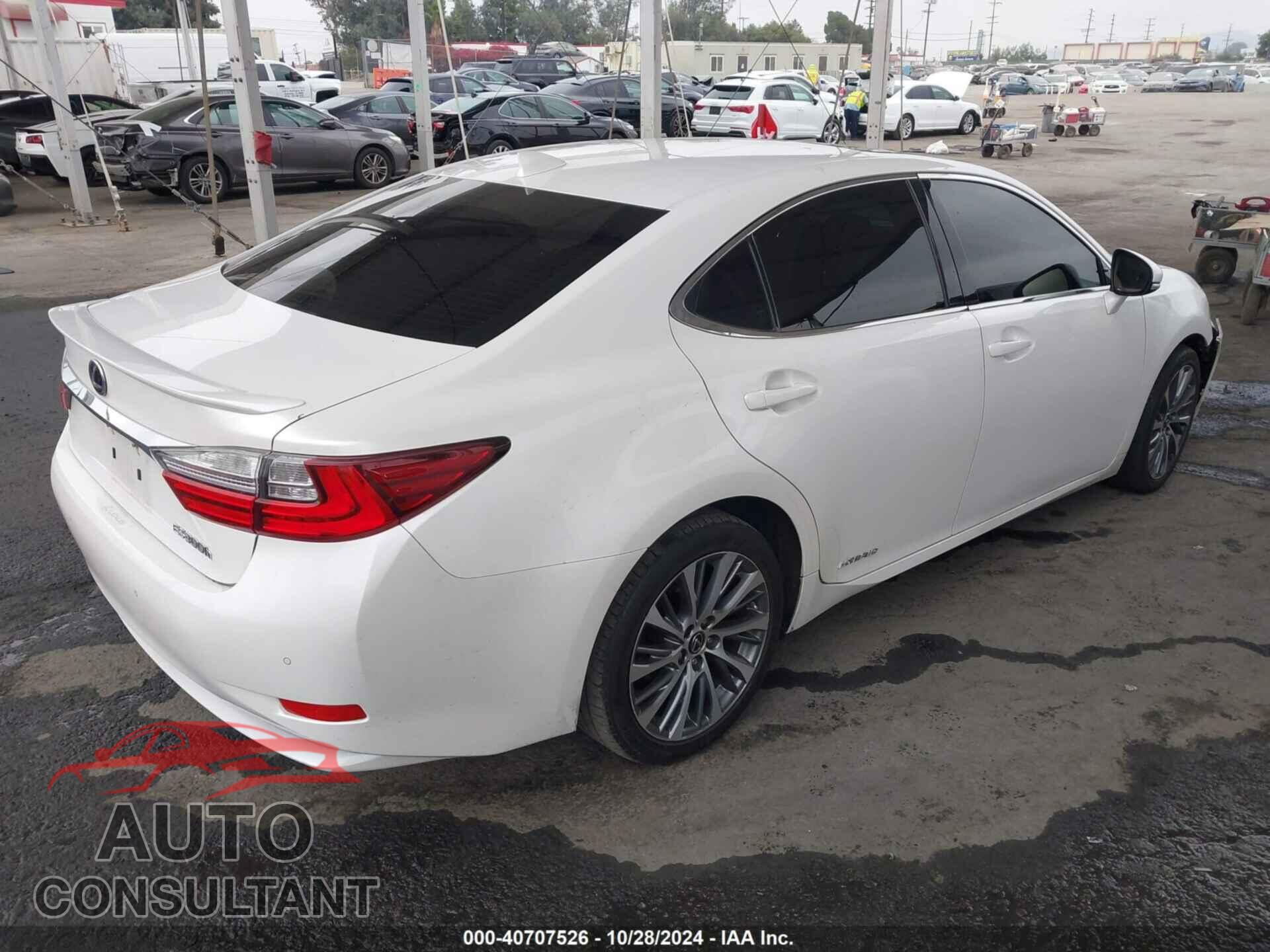 LEXUS ES 300H 2017 - JTHBW1GG4H2139451