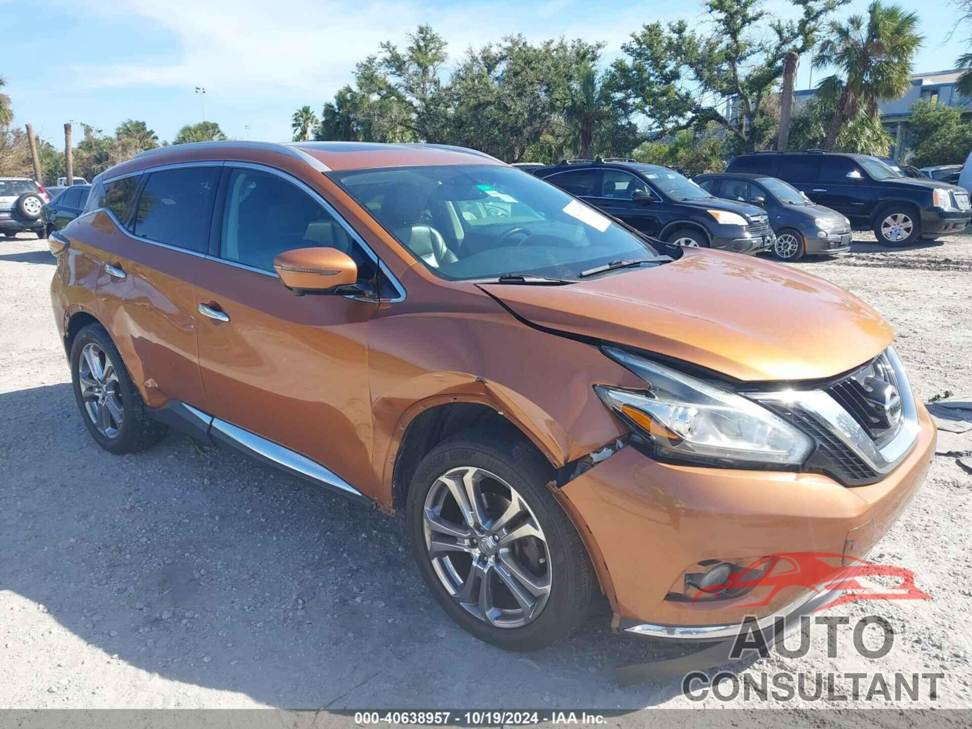 NISSAN MURANO 2017 - 5N1AZ2MG8HN127330