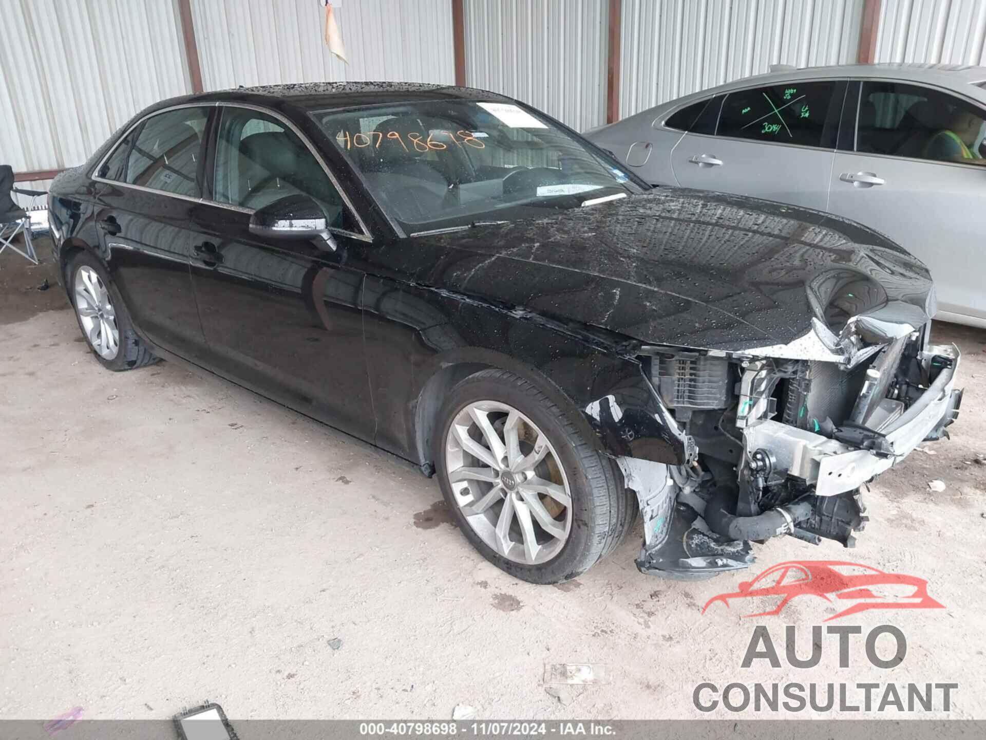 AUDI A4 2019 - WAUHMAF46KN016035