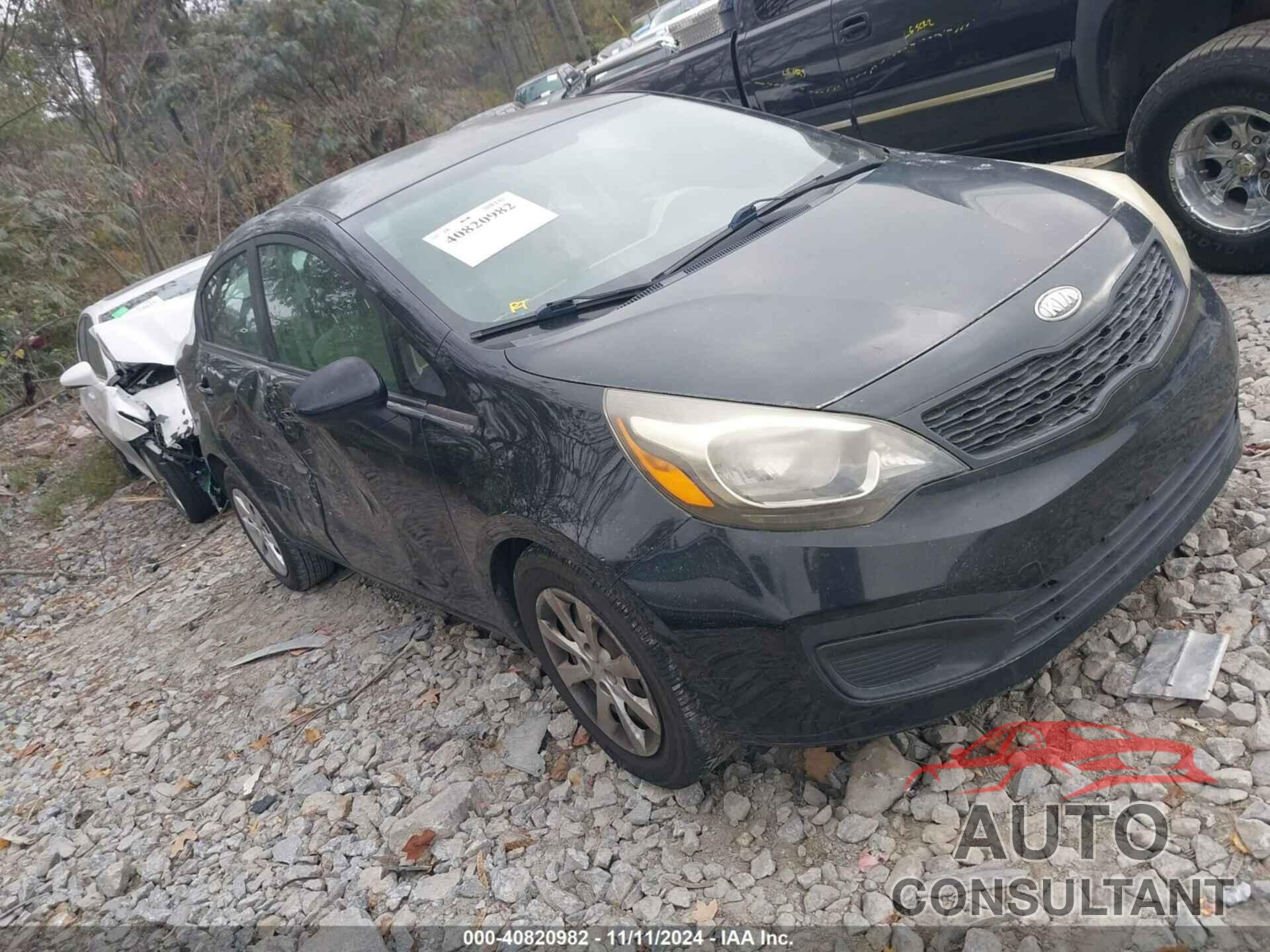 KIA RIO 2012 - KNADM4A38C6076439