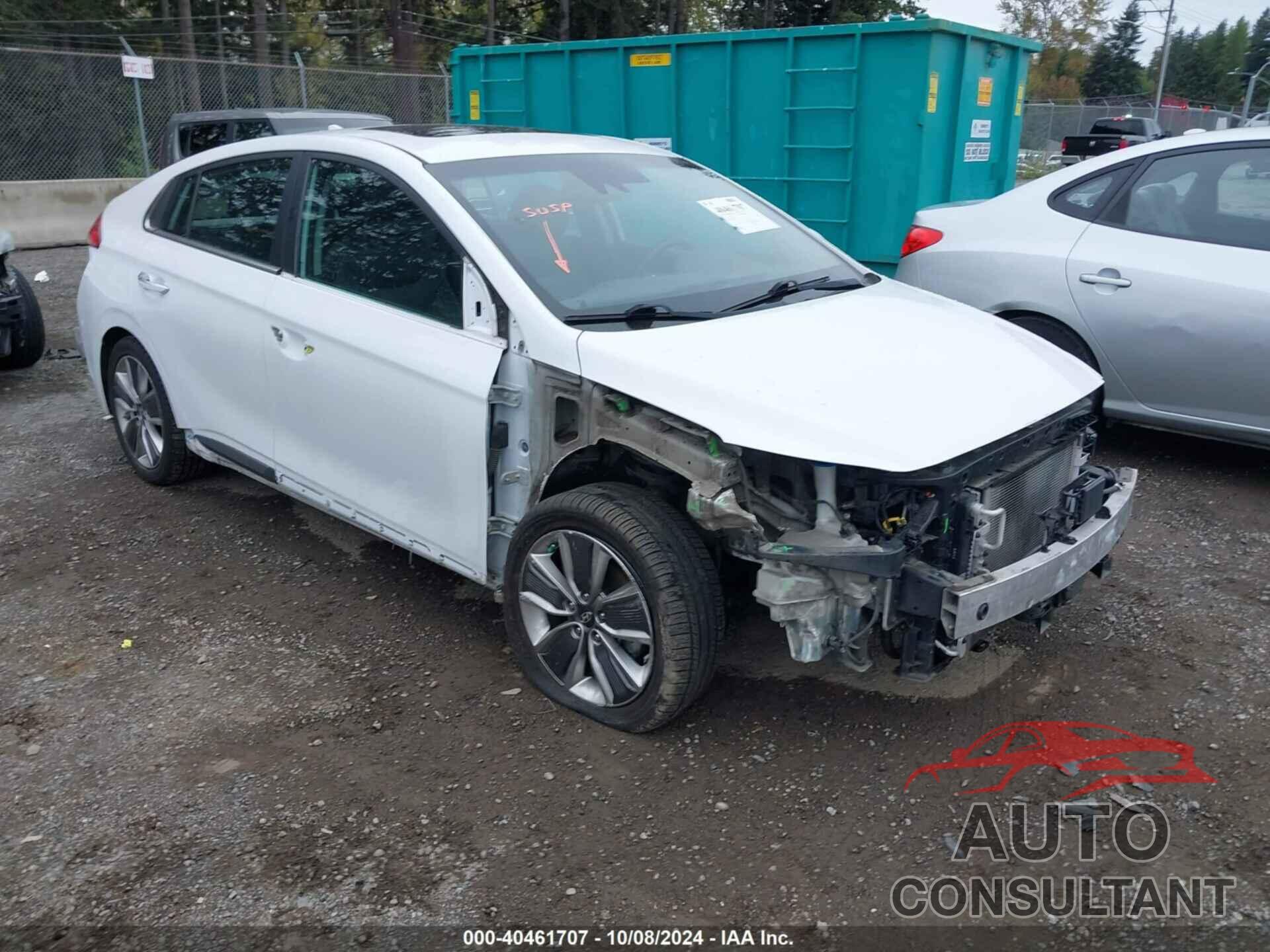 HYUNDAI IONIQ HYBRID 2018 - KMHC05LC4JU071921