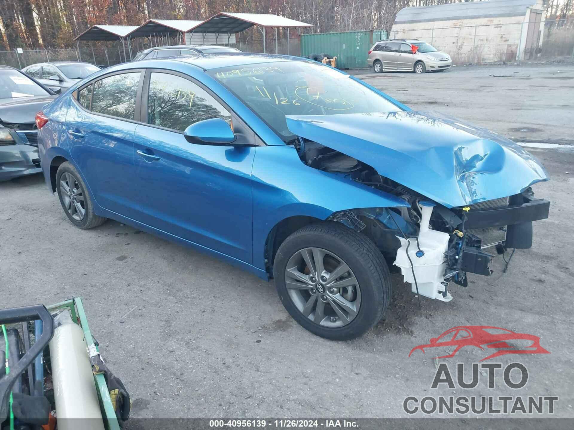 HYUNDAI ELANTRA 2018 - 5NPD84LF8JH226812