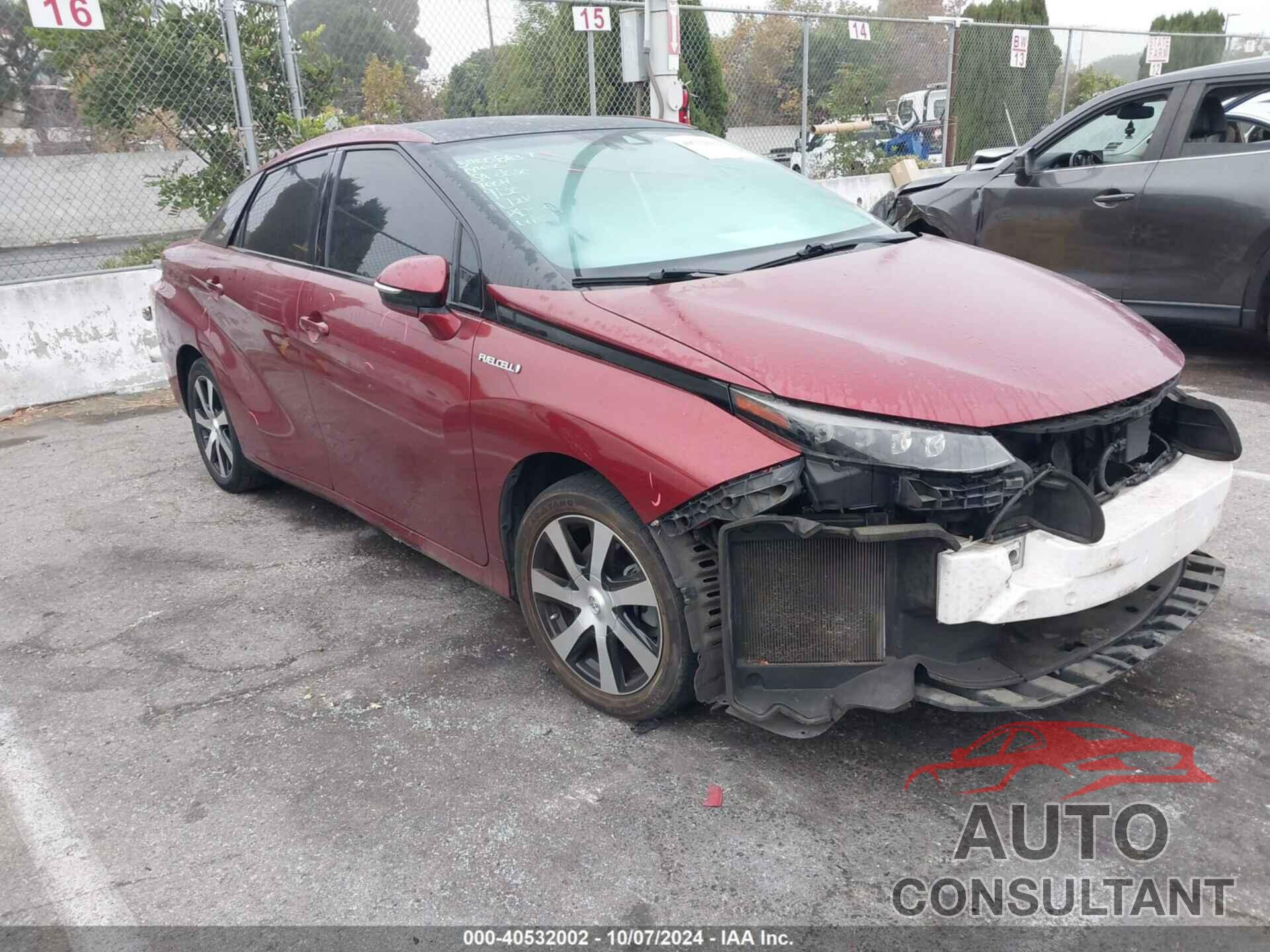 TOYOTA MIRAI 2017 - JTDBVRBD3HA001776