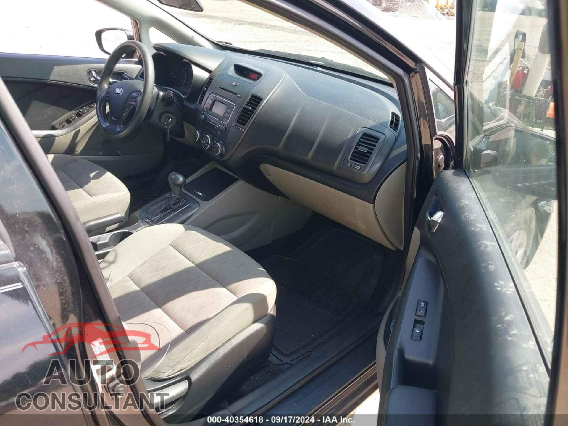 KIA FORTE 2016 - KNAFK4A69G5541976