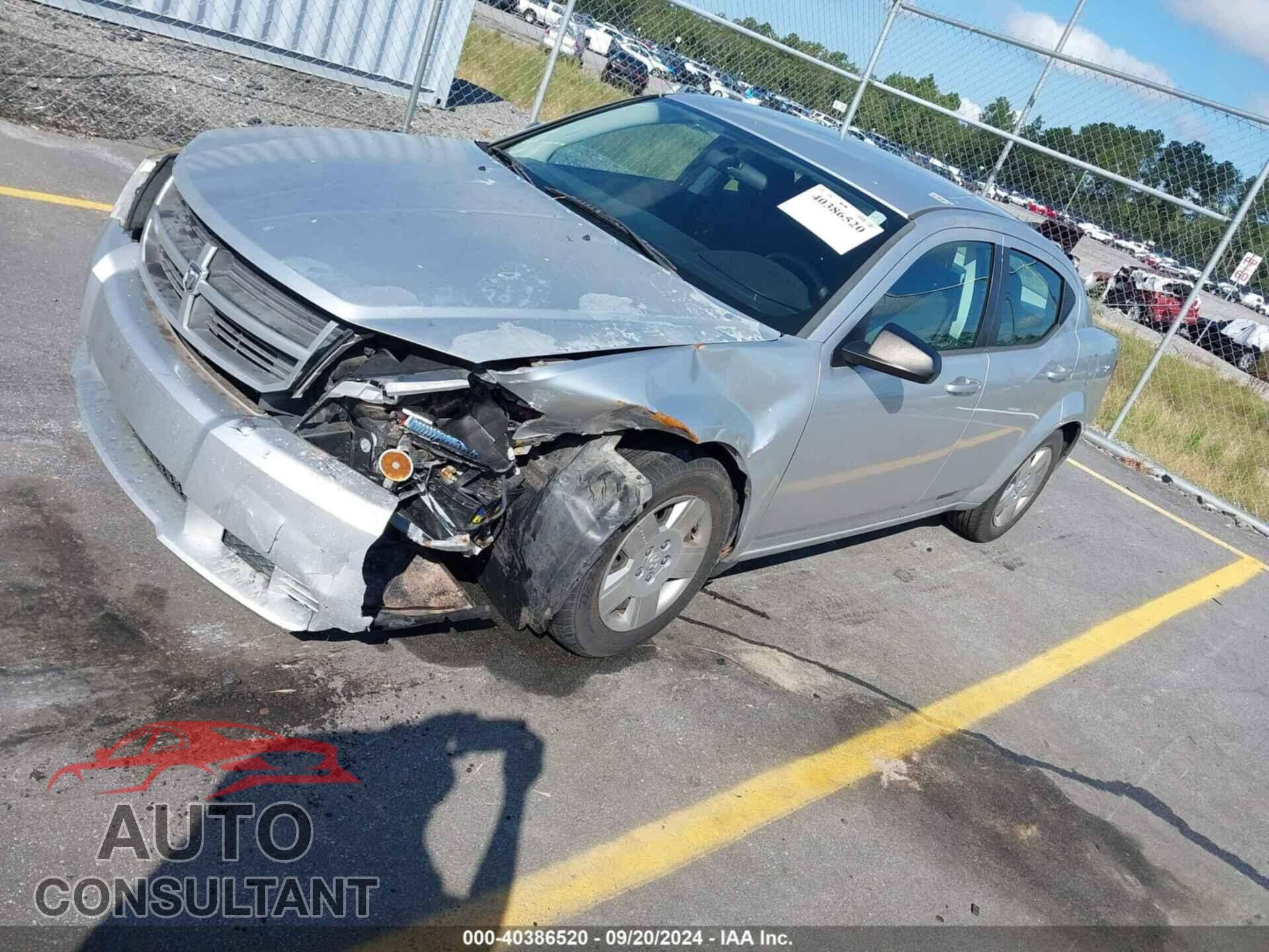 DODGE AVENGER 2010 - 1B3CC4FB0AN180123