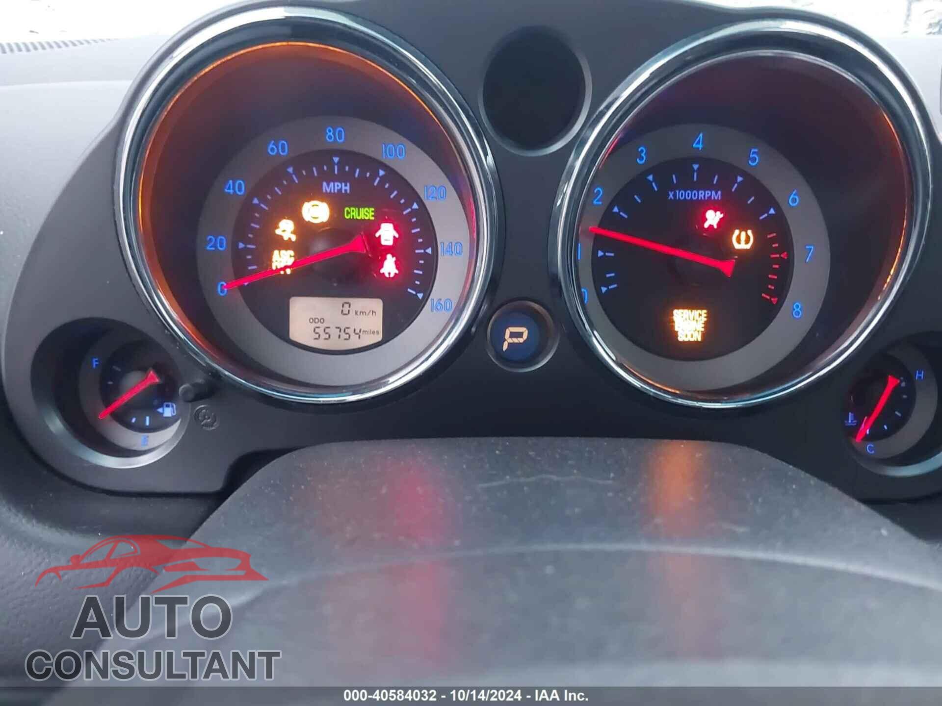 MITSUBISHI ECLIPSE 2012 - 4A31K3DT5CE001881