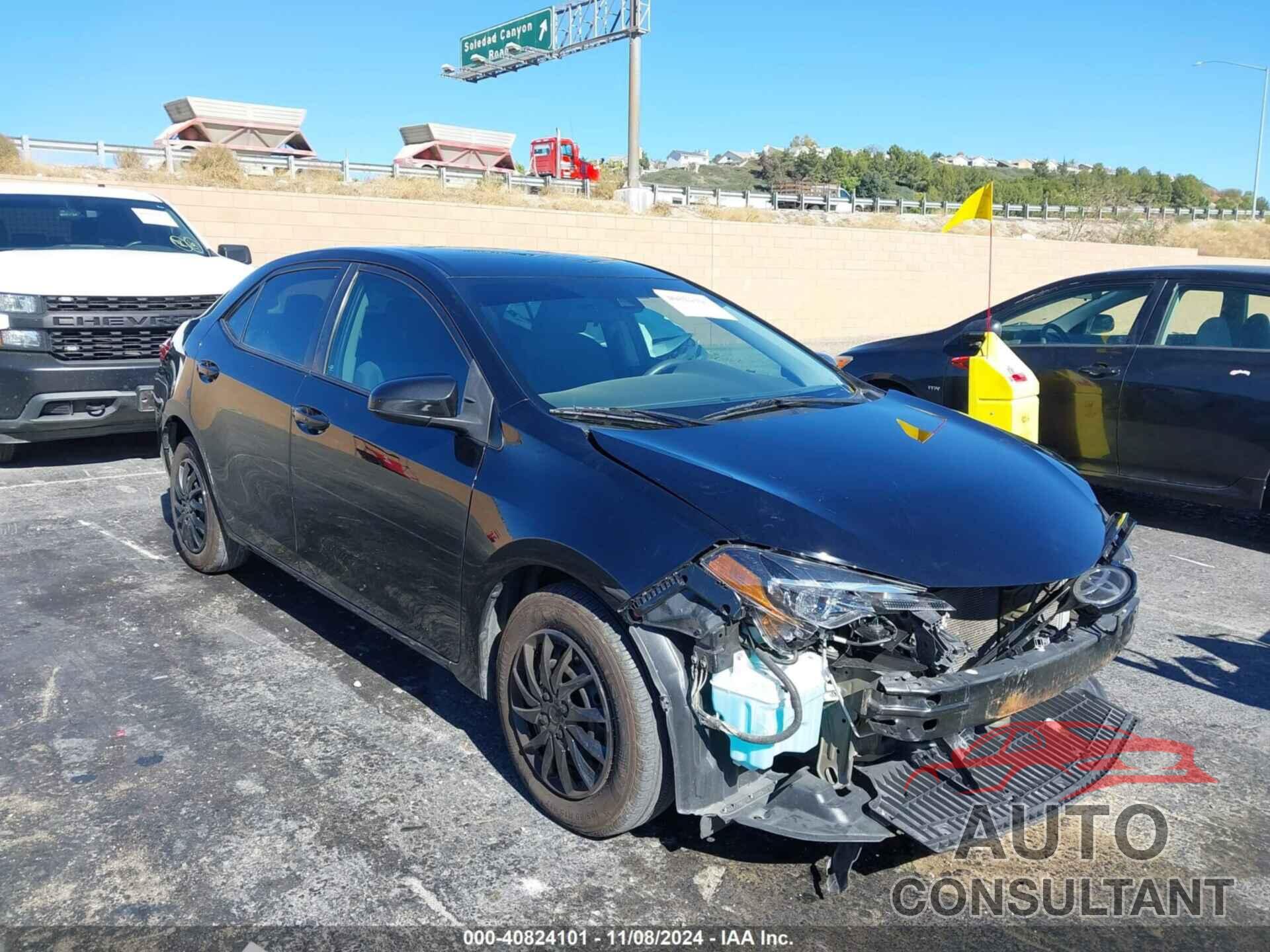 TOYOTA COROLLA 2017 - 5YFBURHE8HP681902