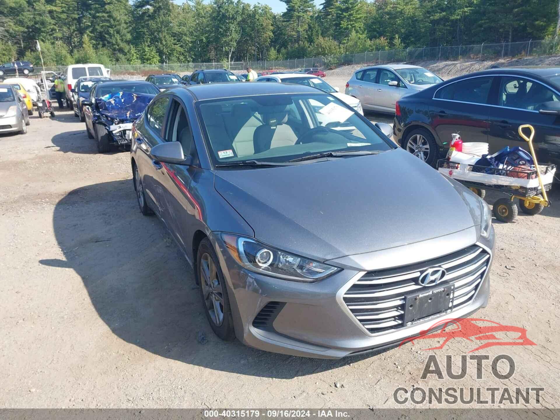 HYUNDAI ELANTRA 2018 - 5NPD84LF8JH333911