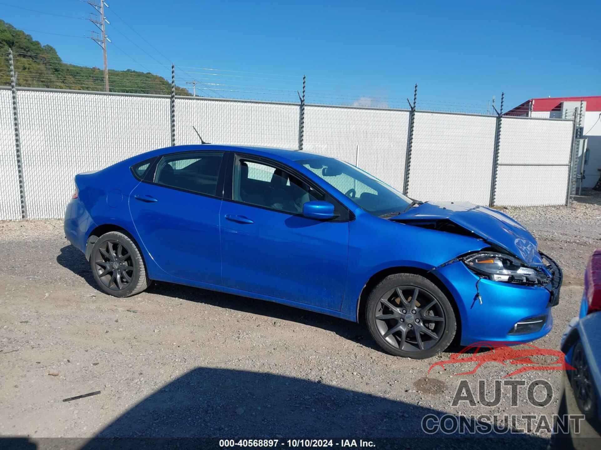 DODGE DART 2016 - 1C3CDFBBXGD564846