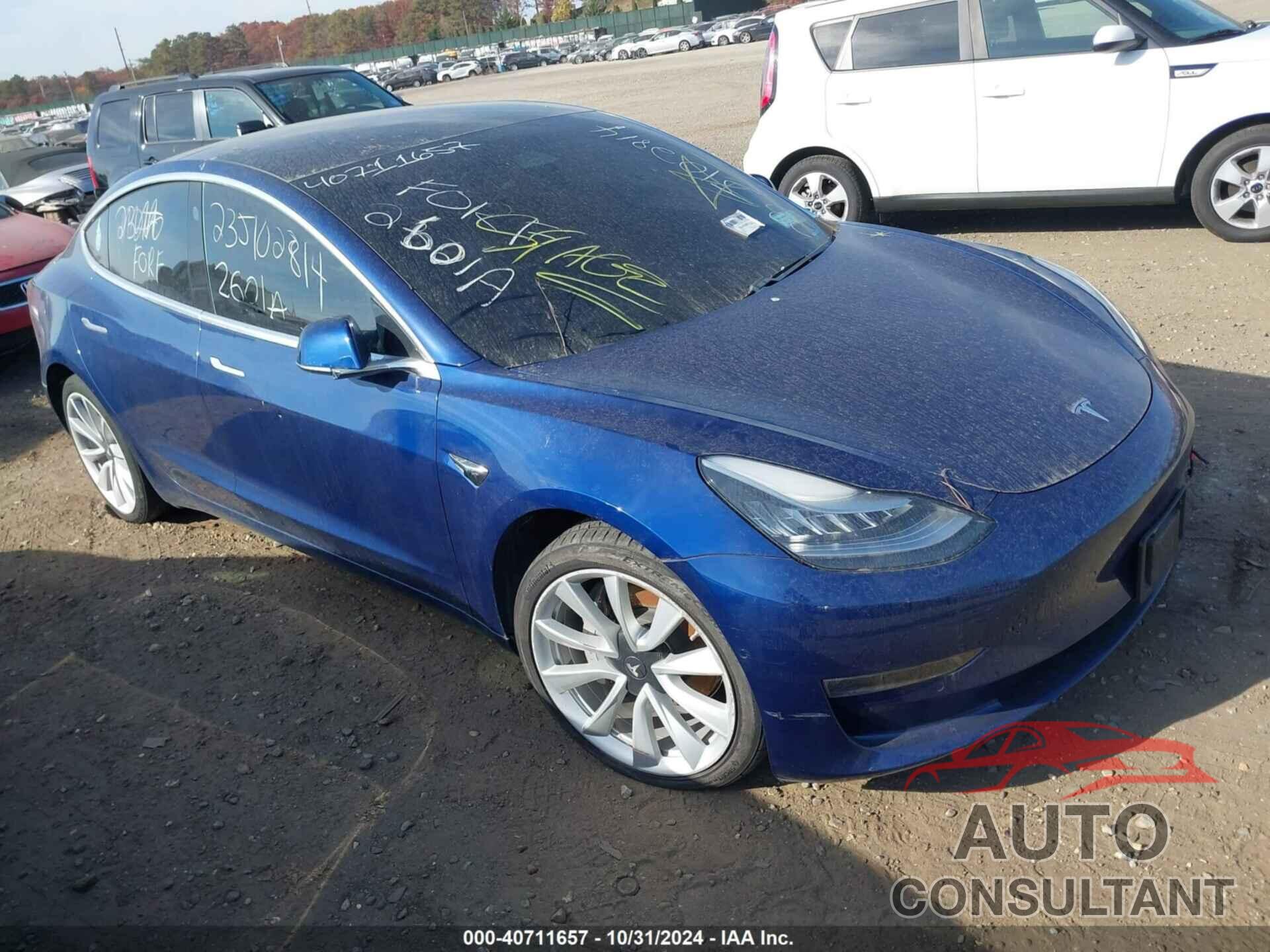 TESLA MODEL 3 2019 - 5YJ3E1EB0KF437046