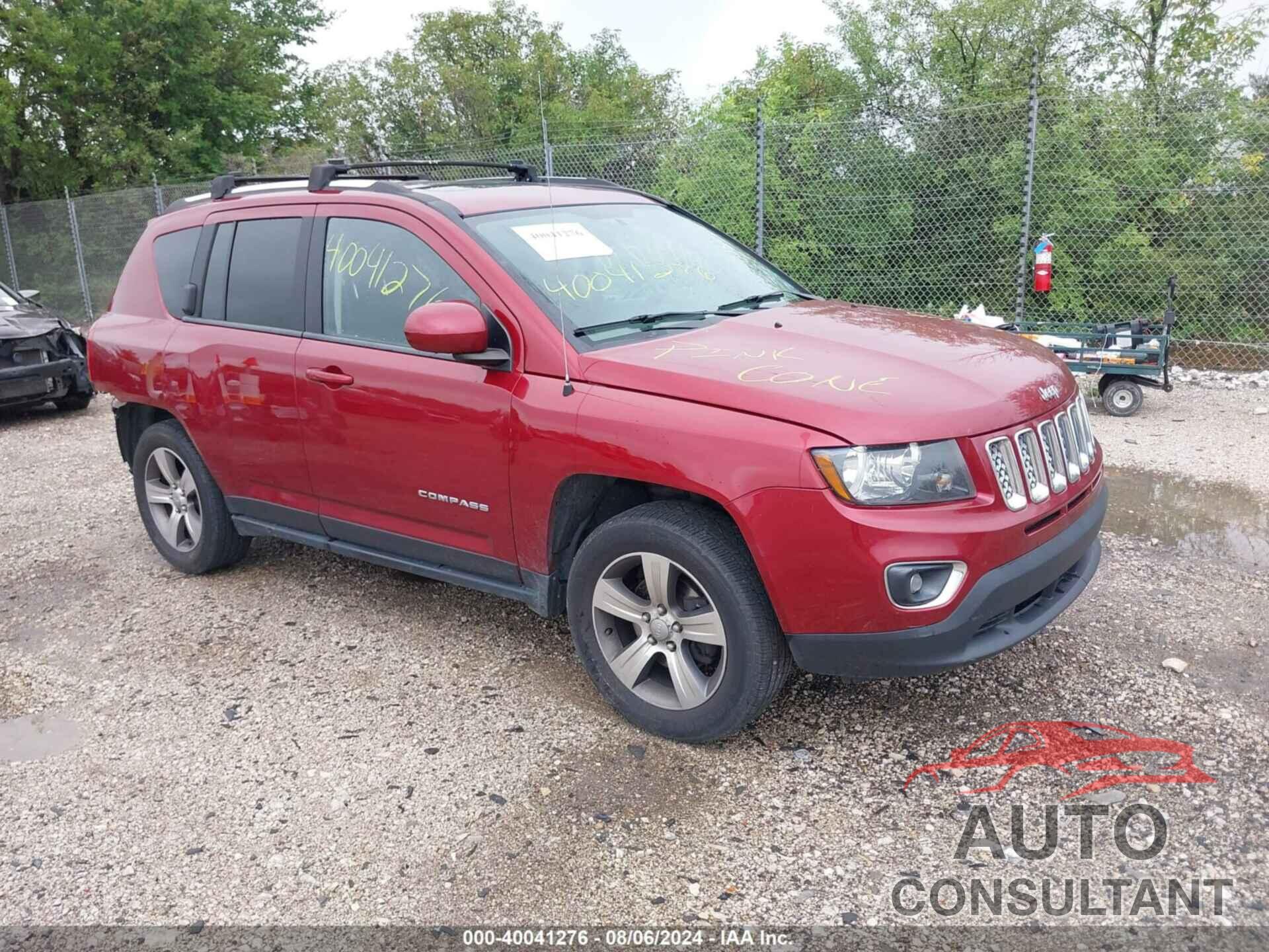 JEEP COMPASS 2017 - 1C4NJDEB4HD139721