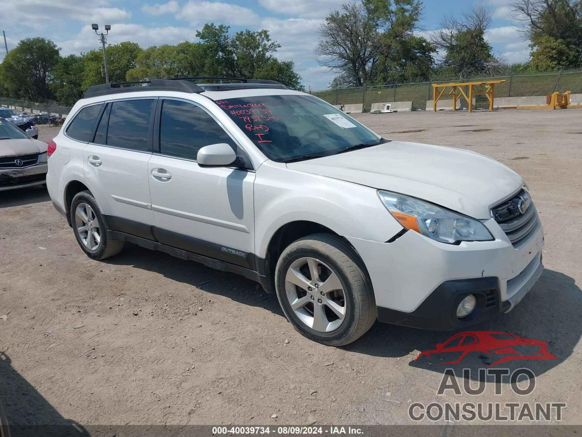 SUBARU OUTBACK 2013 - 4S4BRDKC0D2229121