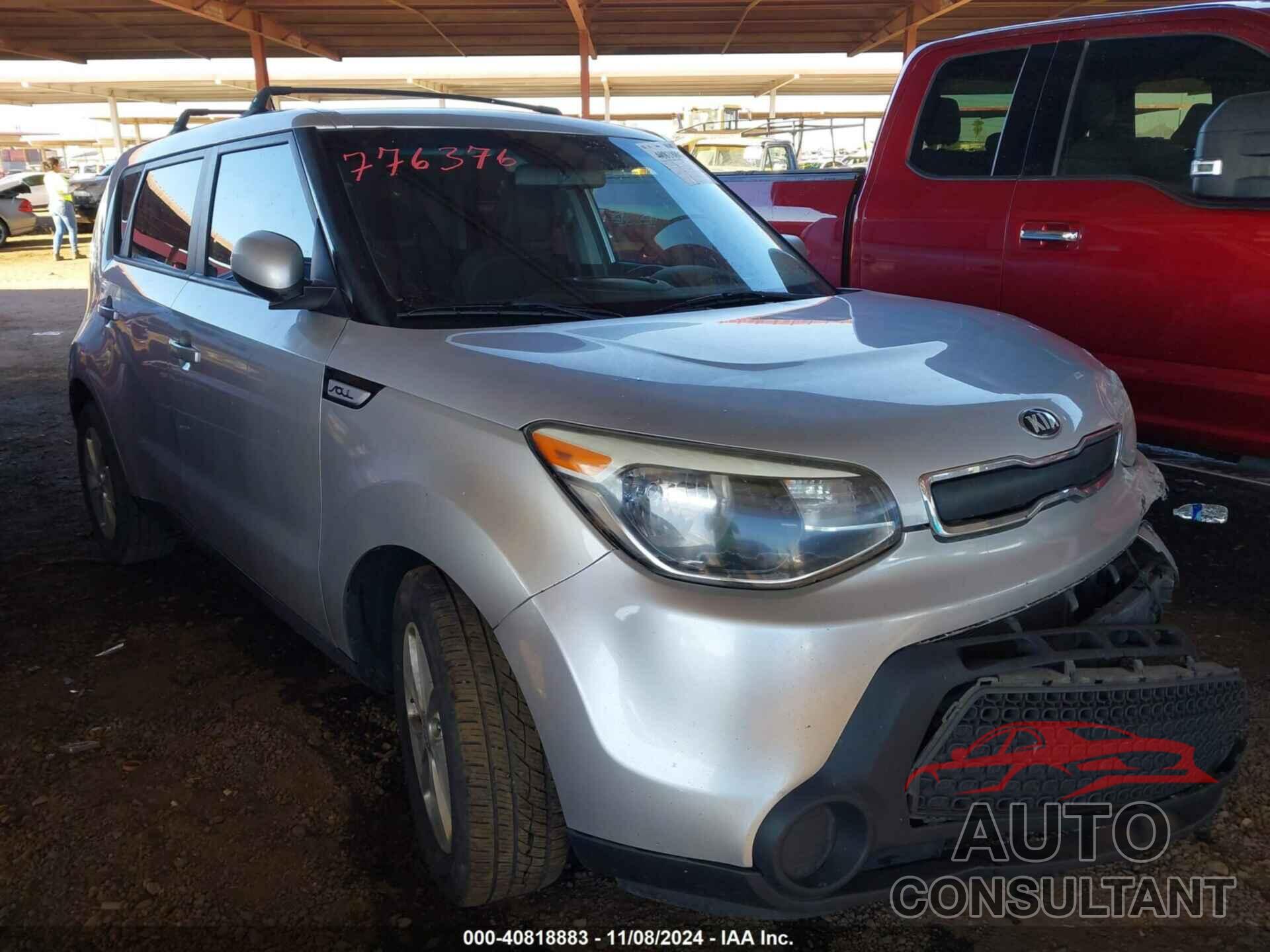 KIA SOUL 2015 - KNDJN2A28F7776376