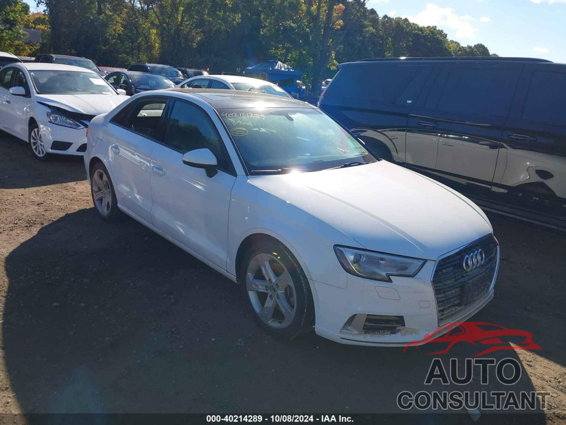 AUDI A3 2018 - WAUB8GFF6J1018016