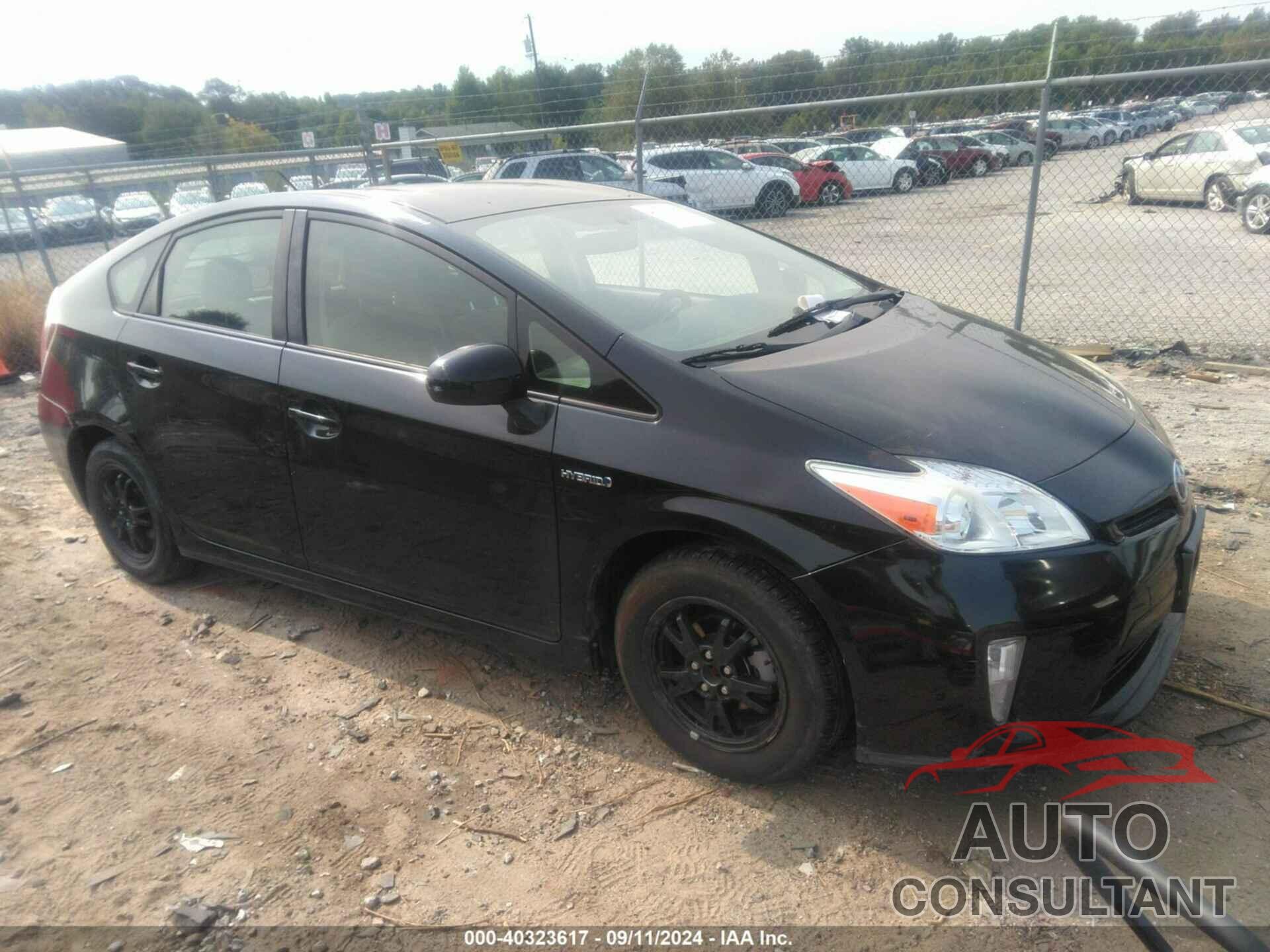 TOYOTA PRIUS 2012 - JTDKN3DU5C1493441