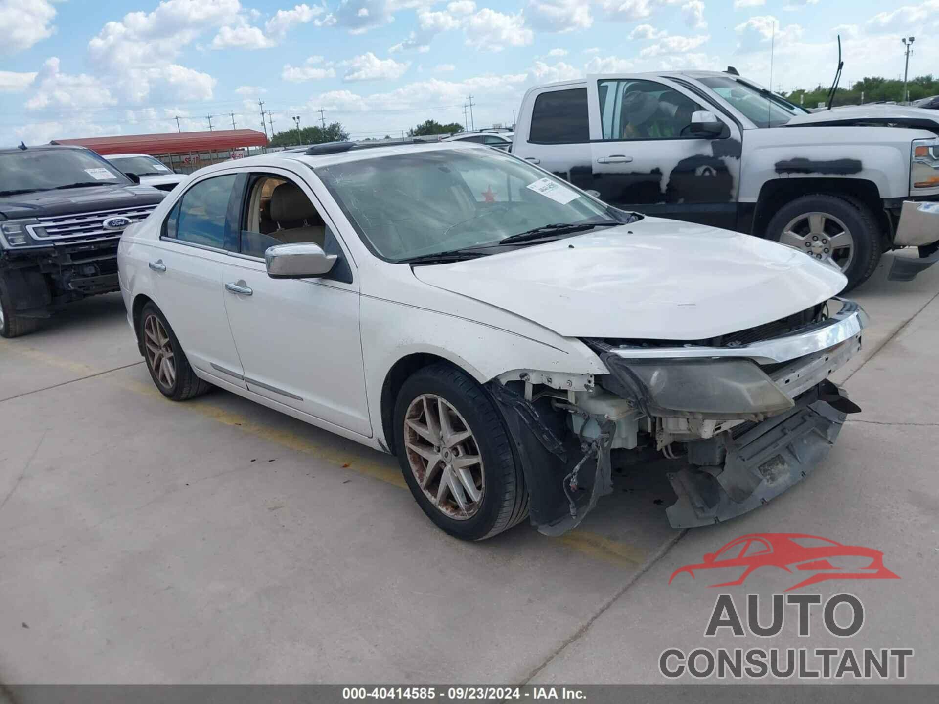 FORD FUSION 2012 - 3FAHP0JG0CR119106
