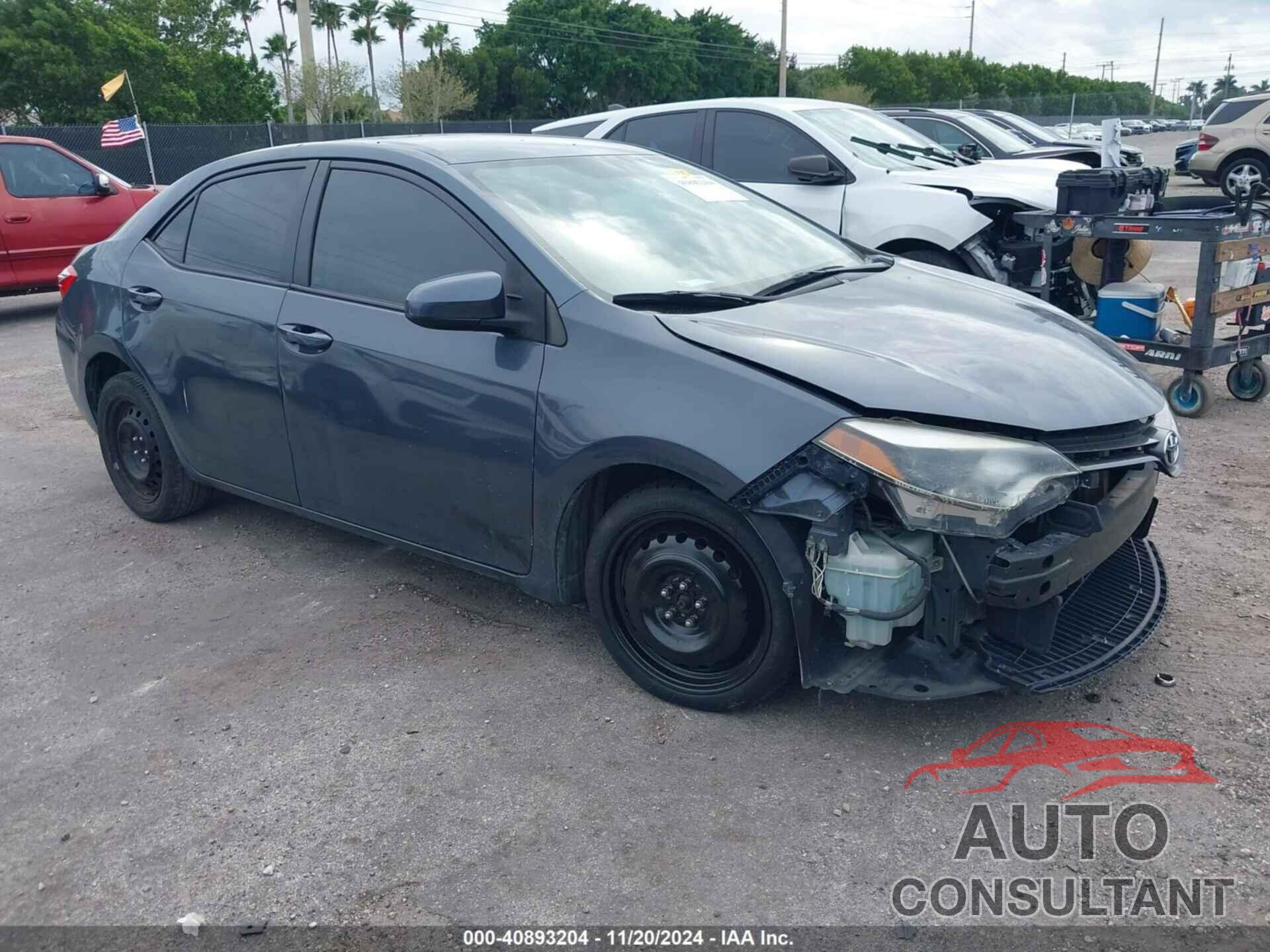 TOYOTA COROLLA 2015 - 2T1BURHEXFC382943