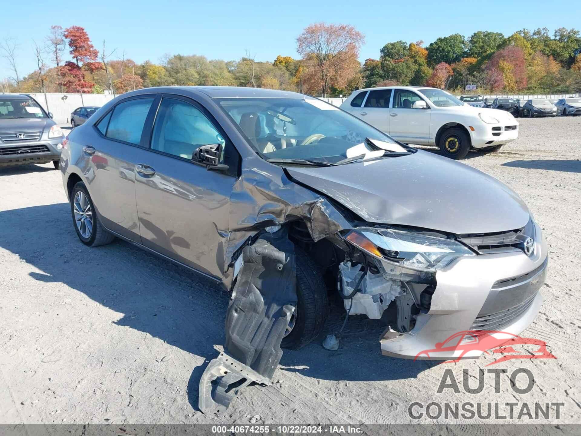 TOYOTA COROLLA 2015 - 2T1BURHE8FC258606