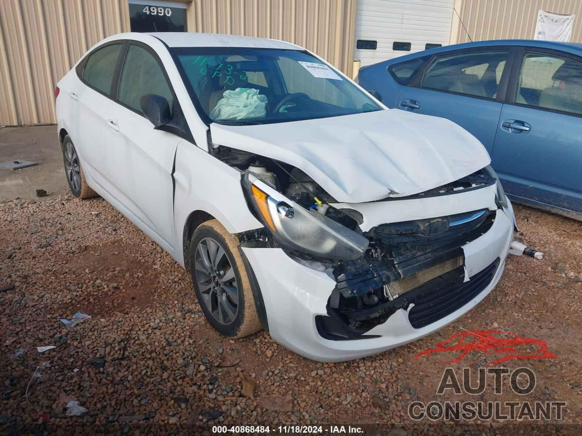 HYUNDAI ACCENT 2017 - KMHCT4AE9HU386651