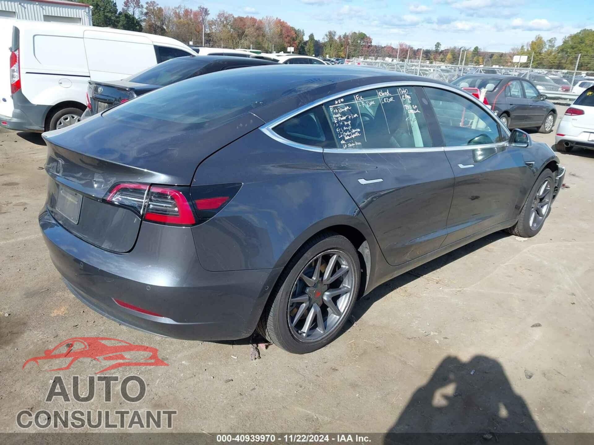 TESLA MODEL 3 2019 - 5YJ3E1EAXKF338192