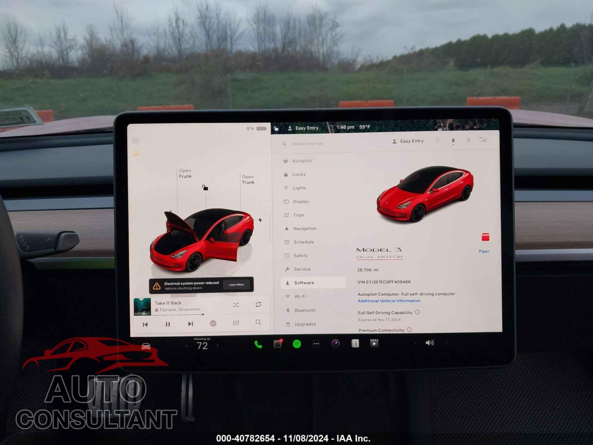 TESLA MODEL 3 2023 - 5YJ3E1EC9PF408466