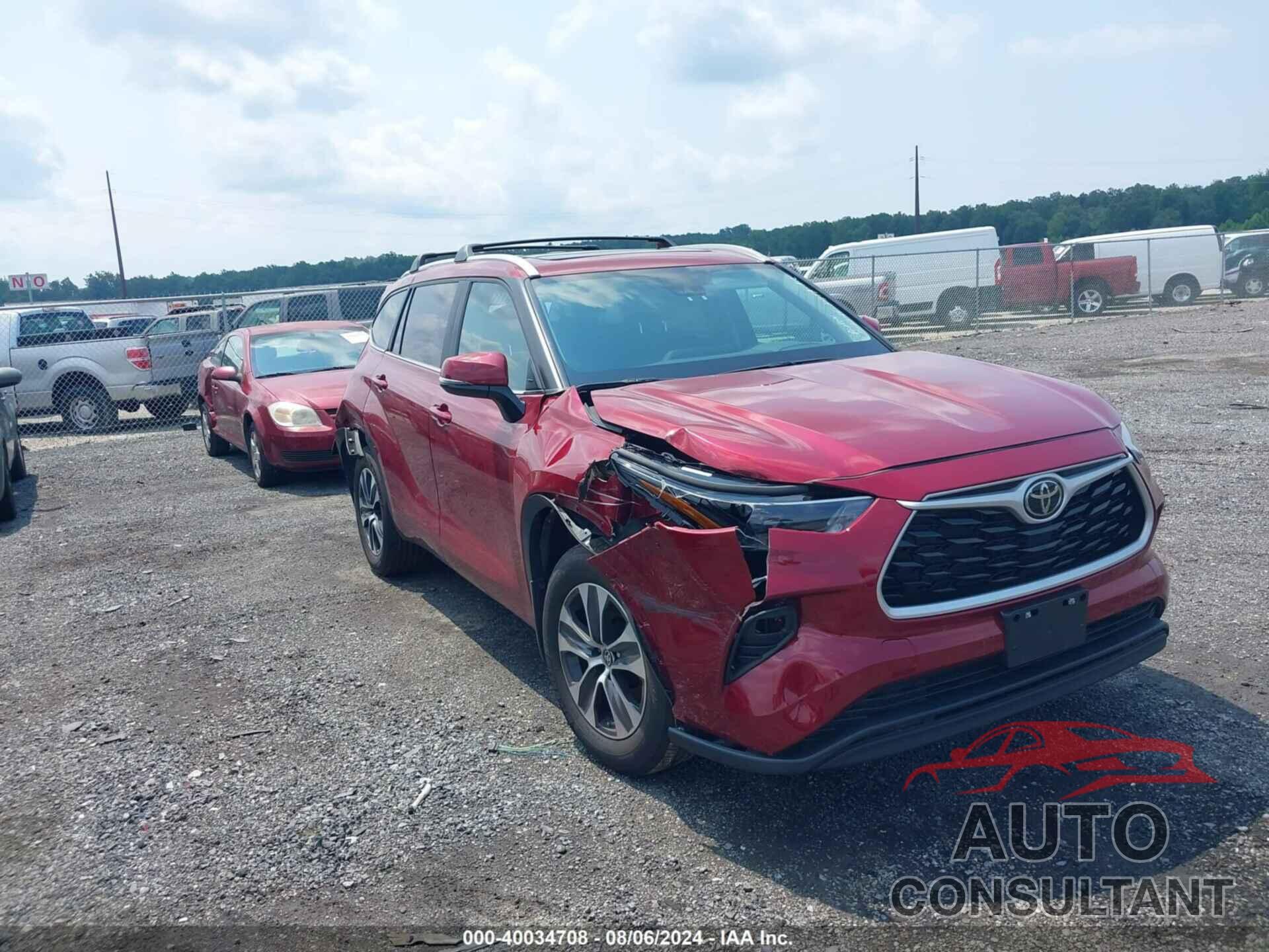 TOYOTA HIGHLANDER 2023 - 5TDKDRAH6PS037471