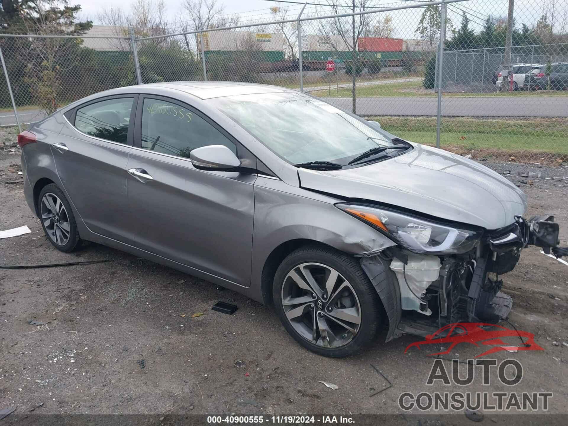 HYUNDAI ELANTRA 2015 - KMHDH4AEXFU222800