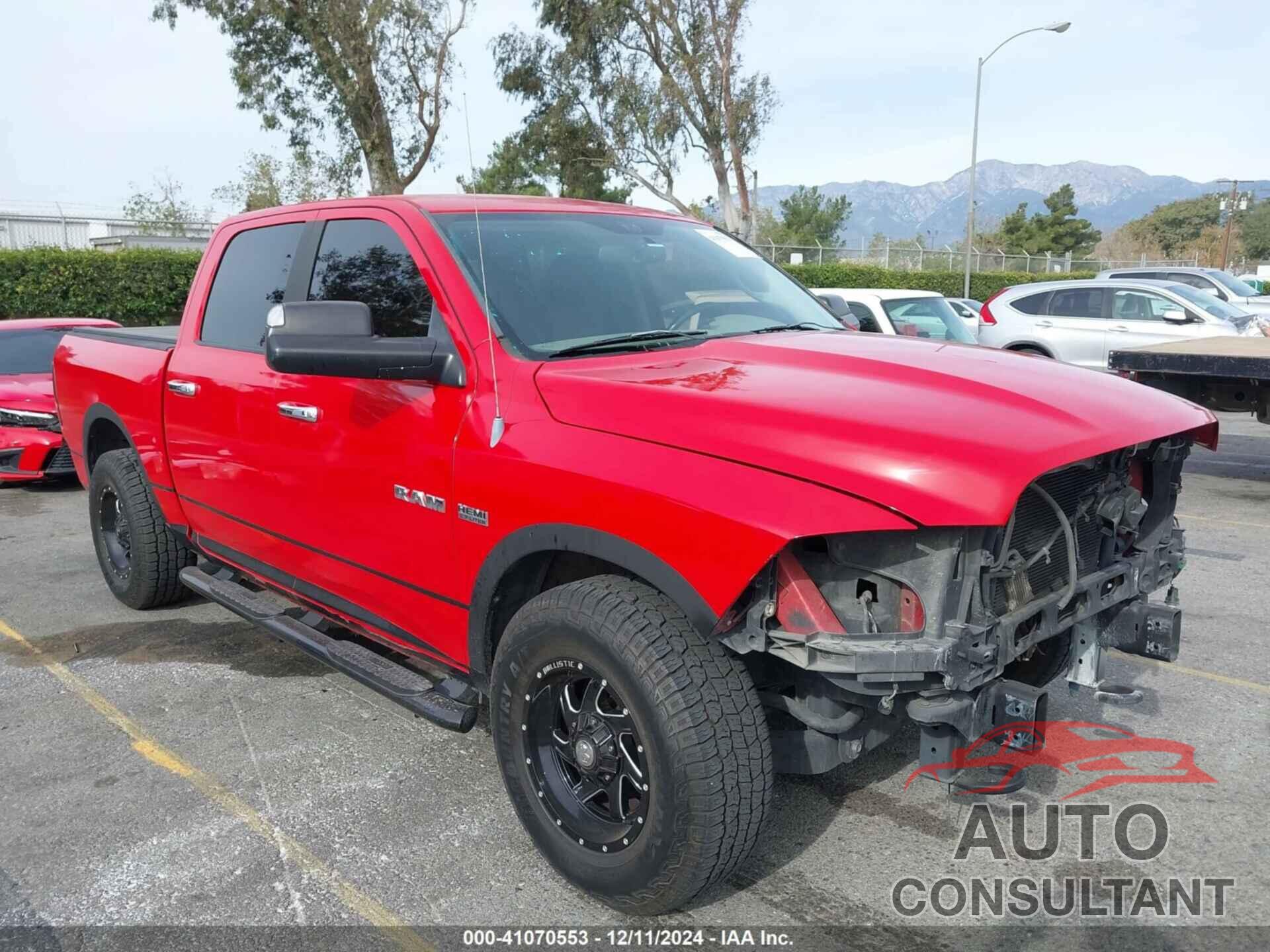 DODGE RAM 1500 2010 - 1D7RB1CT5AS152347