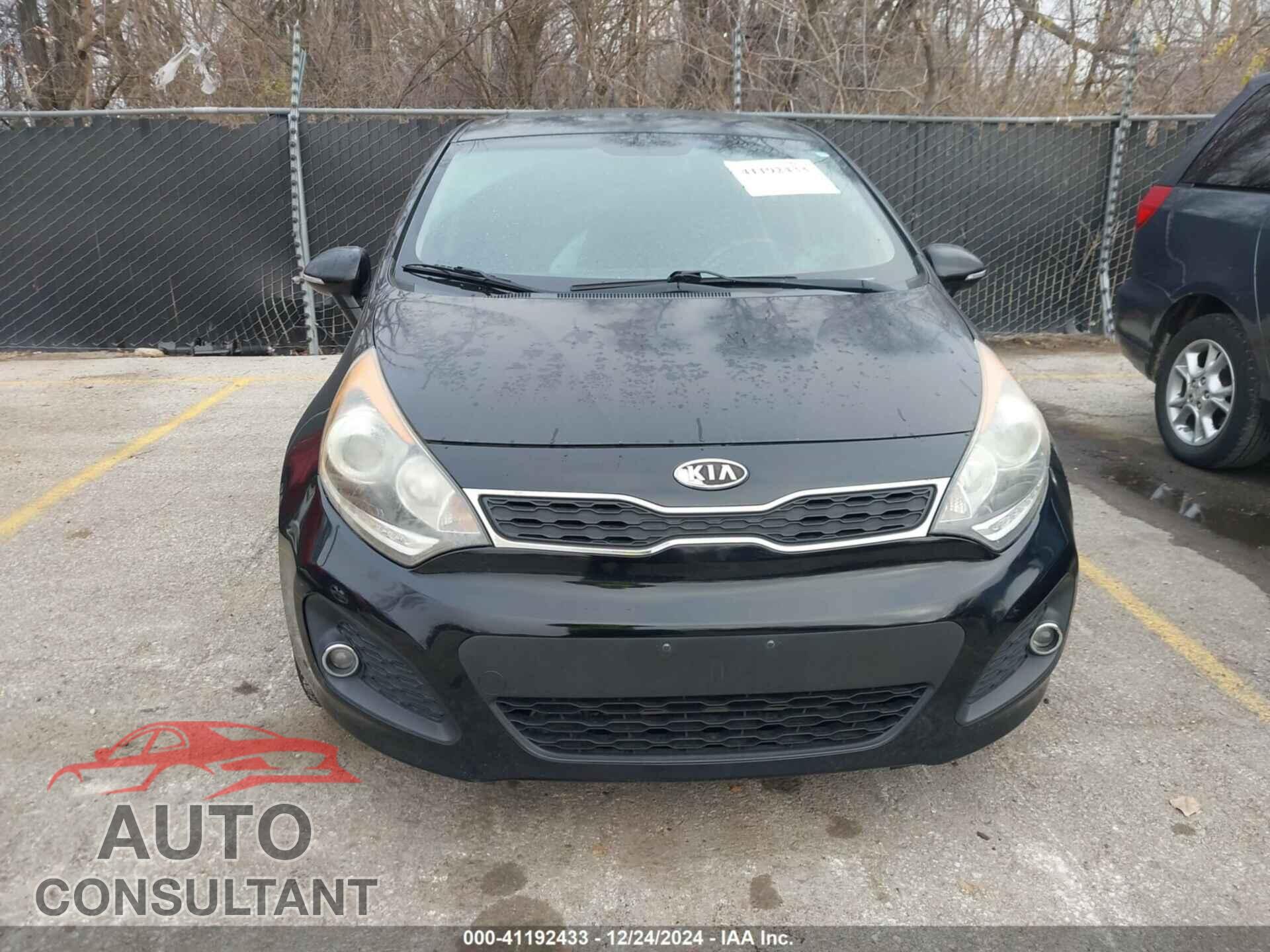 KIA RIO 2012 - KNADN5A32C6022850