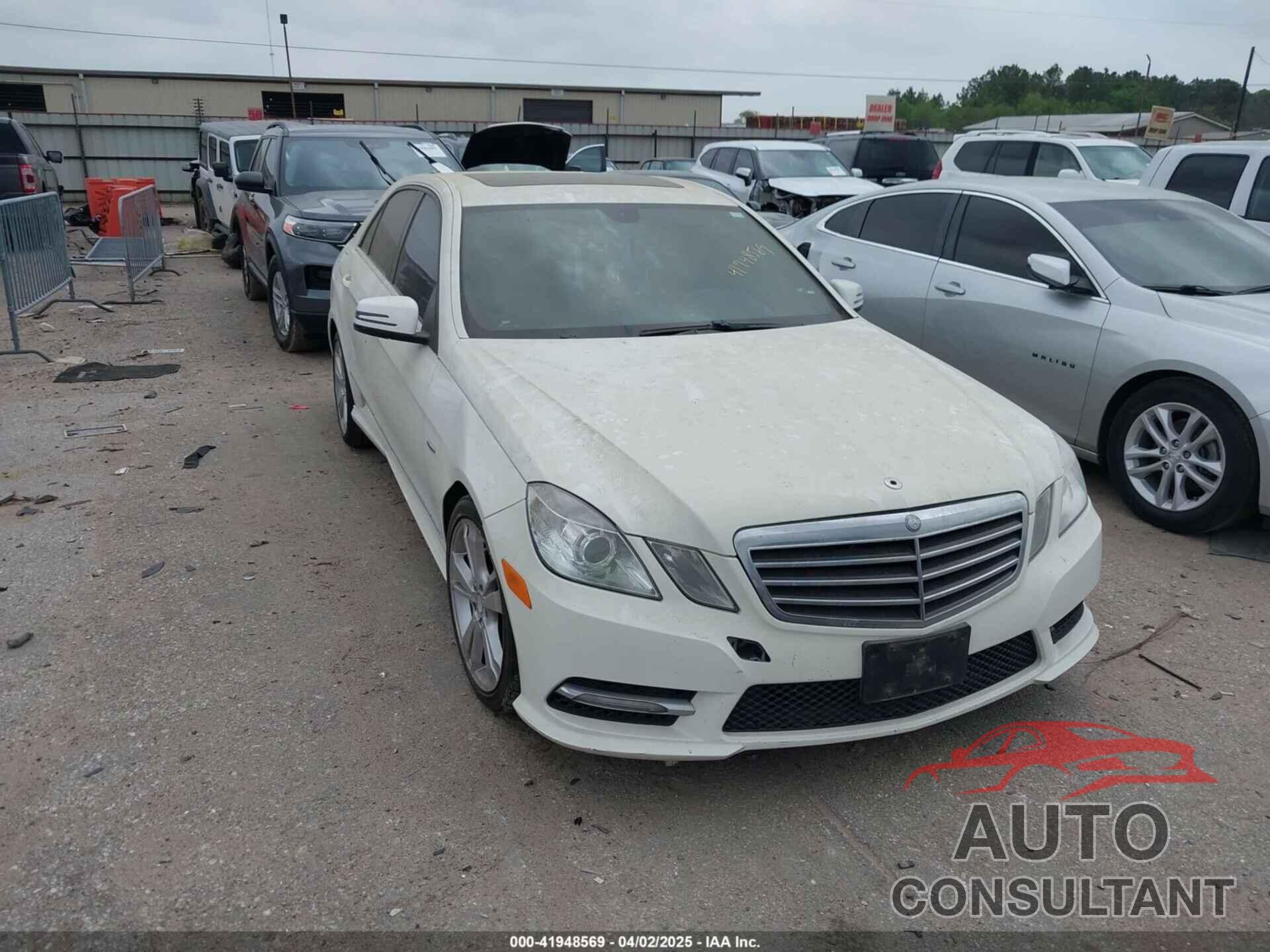 MERCEDES-BENZ E 350 2012 - WDDHF5KB9CA659728
