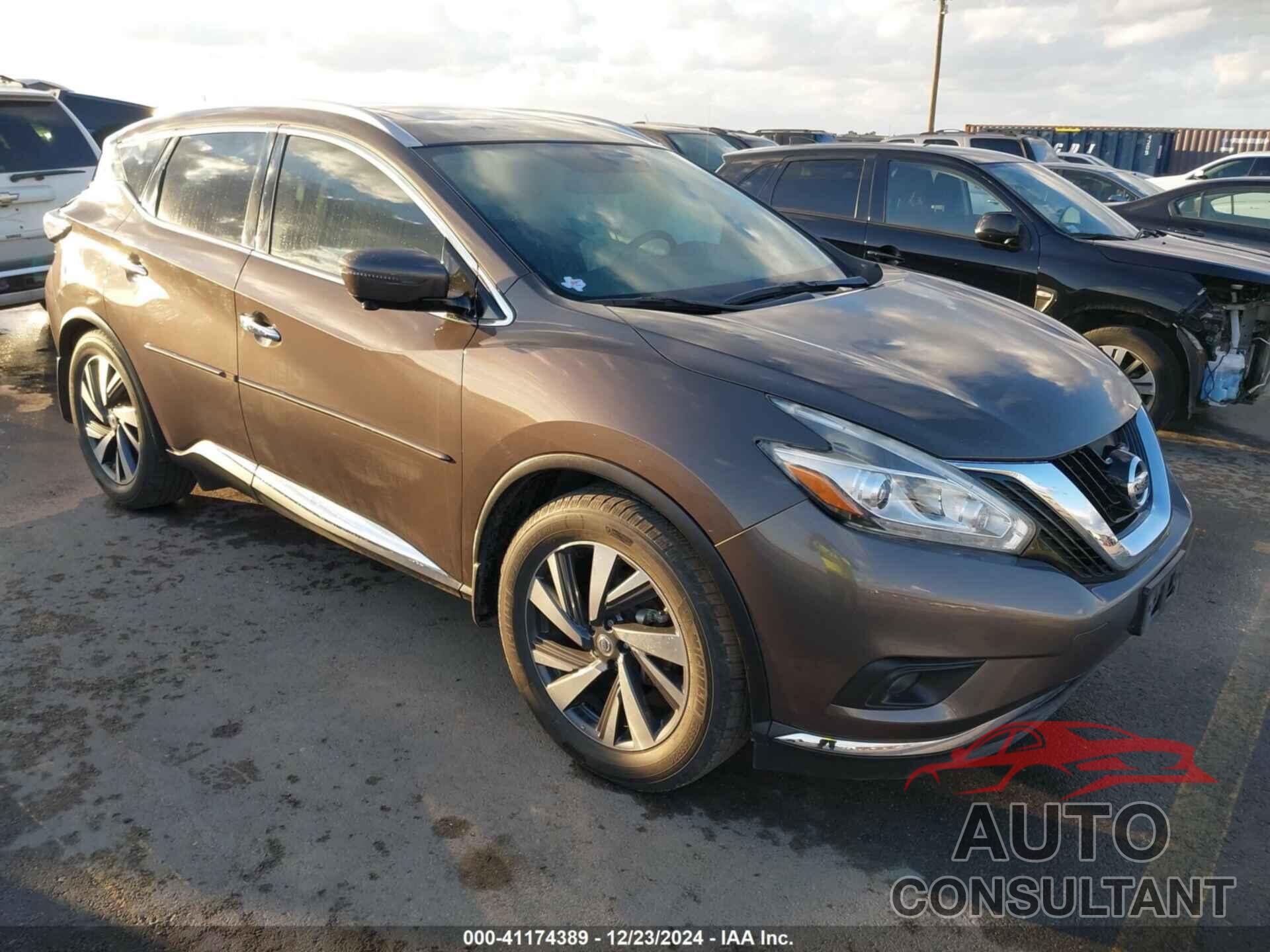 NISSAN MURANO 2015 - 5N1AZ2MG3FN288536
