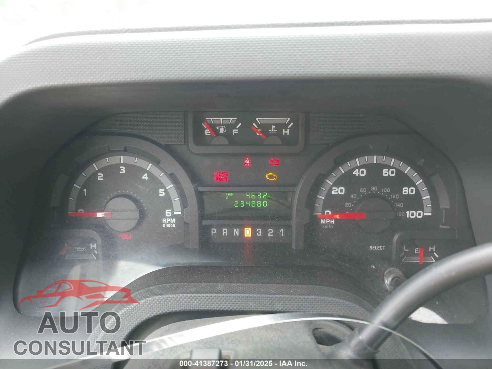 FORD E-350 CUTAWAY 2012 - 1FDWE3FL3CDA28804