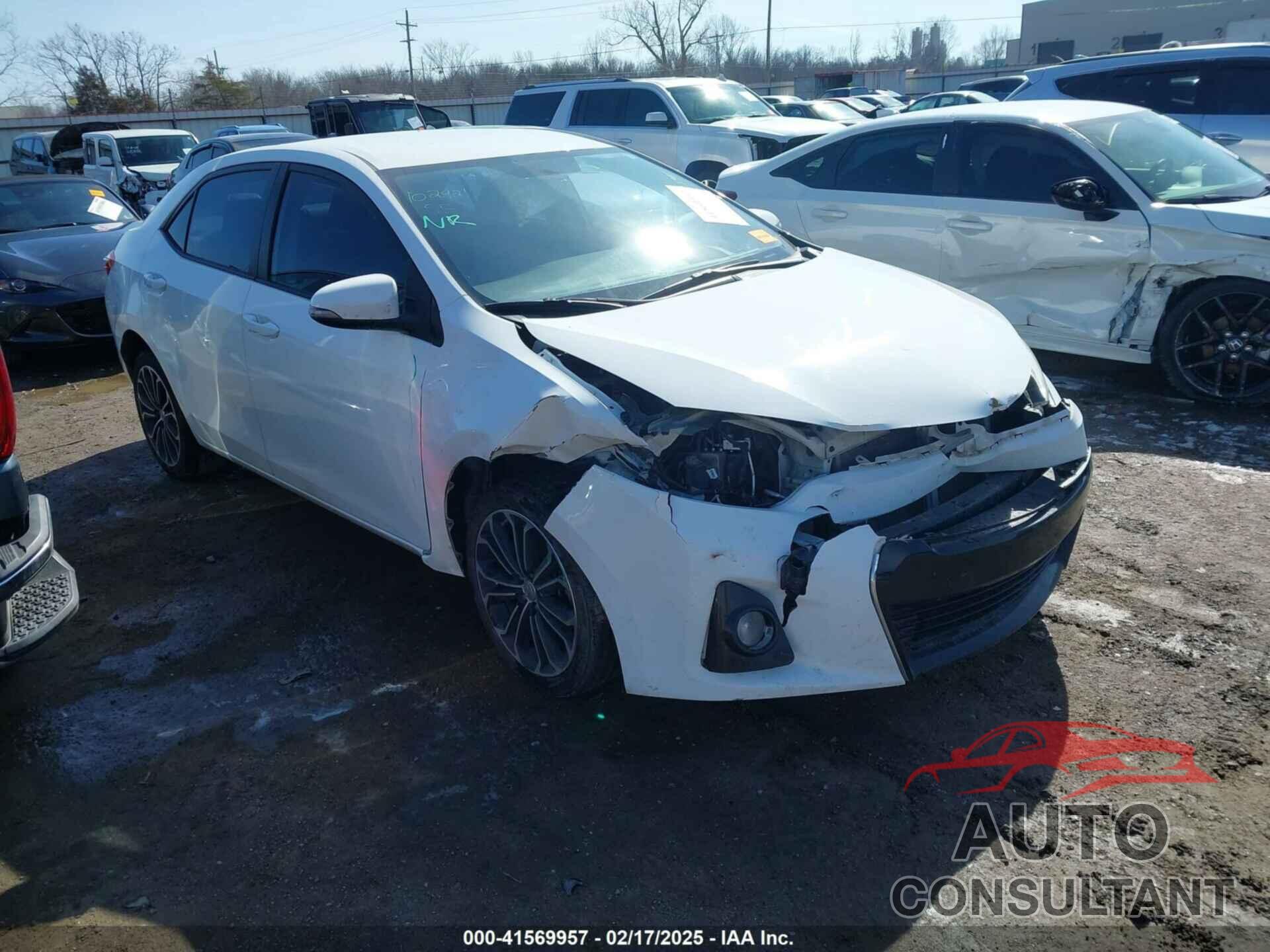 TOYOTA COROLLA 2015 - 5YFBURHE1FP331377