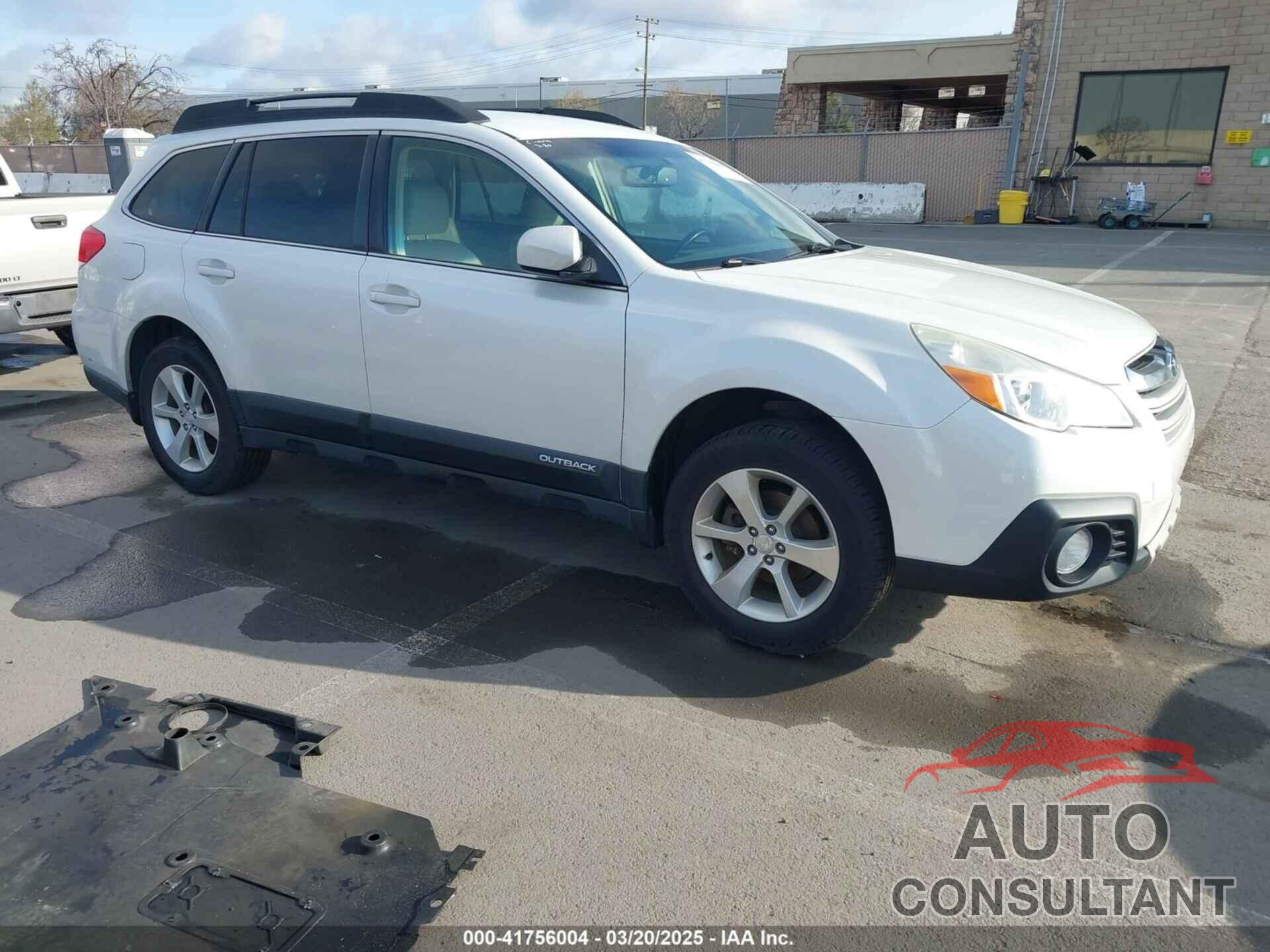 SUBARU OUTBACK 2013 - 4S4BRBJC8D3307550