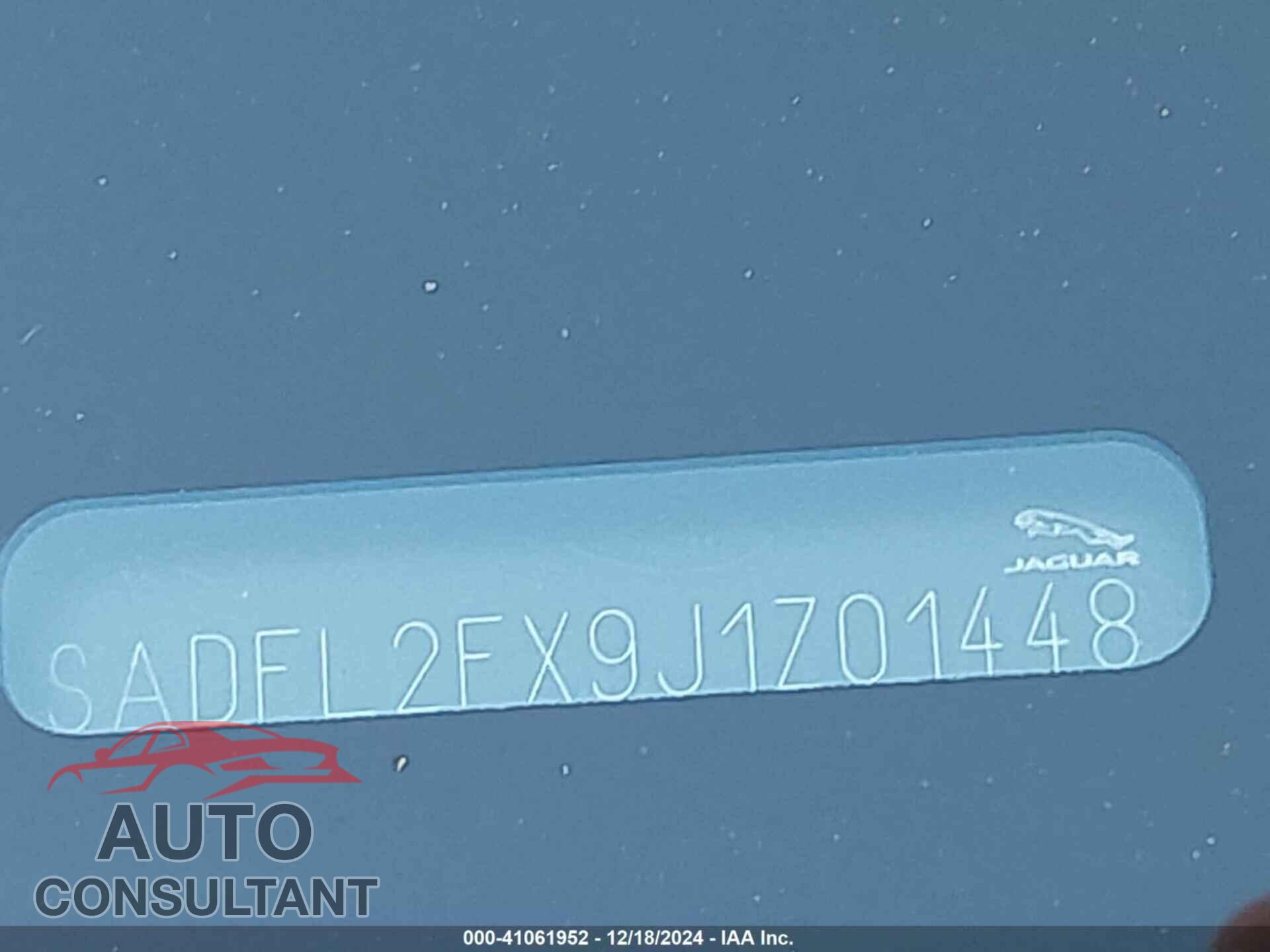 JAGUAR E-PACE 2018 - SADFL2FX9J1Z01448
