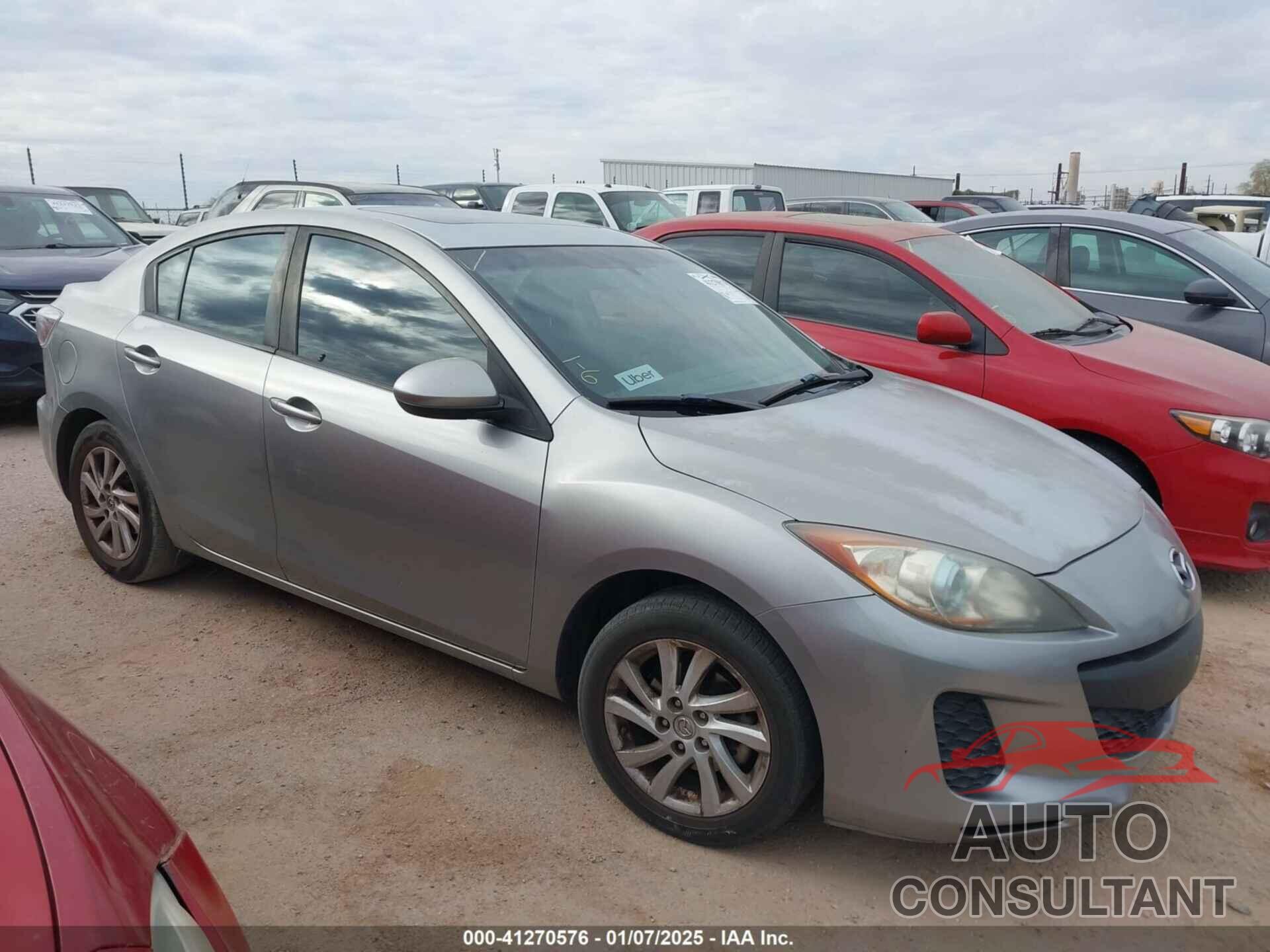 MAZDA MAZDA3 2012 - JM1BL1W88C1609340