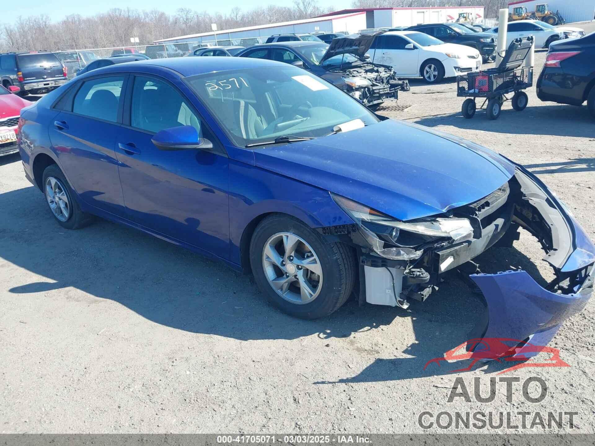 HYUNDAI ELANTRA 2021 - 5NPLL4AG9MH042571