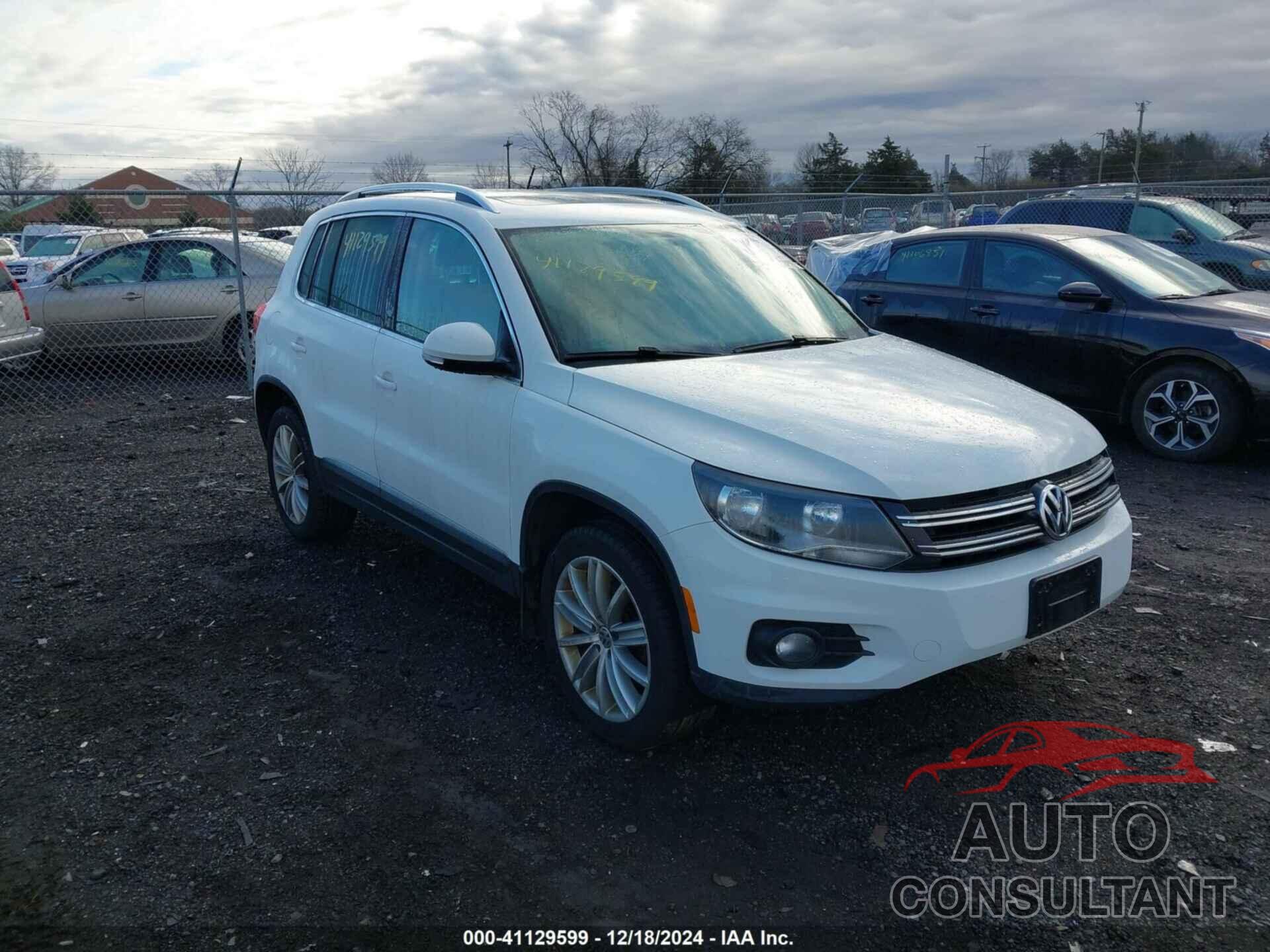 VOLKSWAGEN TIGUAN 2015 - WVGBV7AX9FW605280